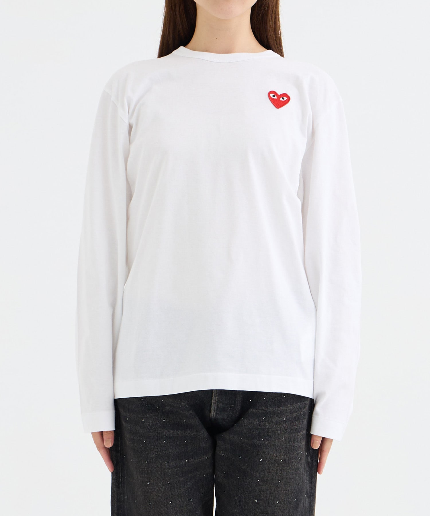 T-SHIRT RED EMBLEMRED HEART PLAY Comme des Garcons