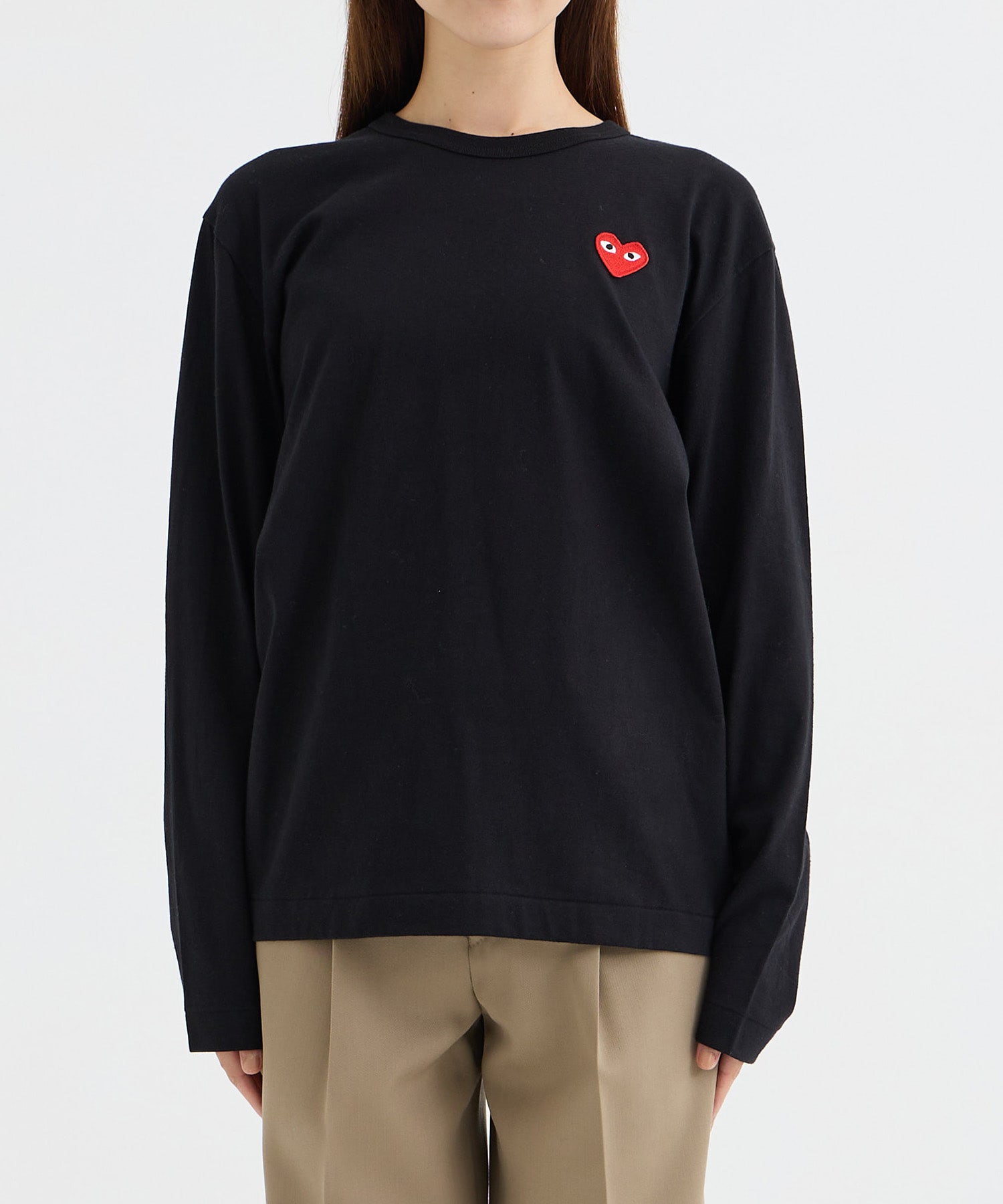 T-SHIRT RED EMBLEMRED HEART PLAY Comme des Garcons