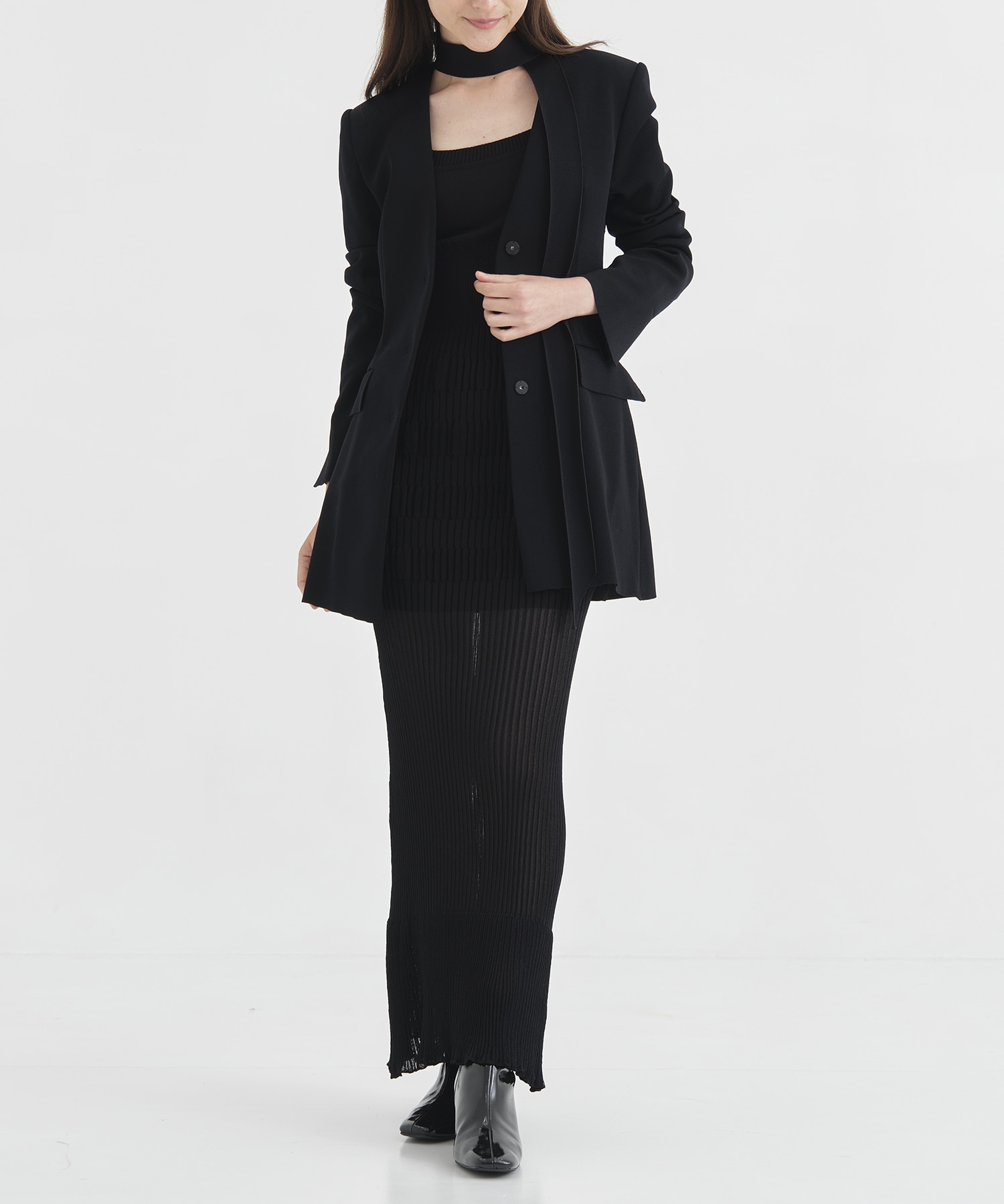 KNITTED TAILORED JACKET FETICO