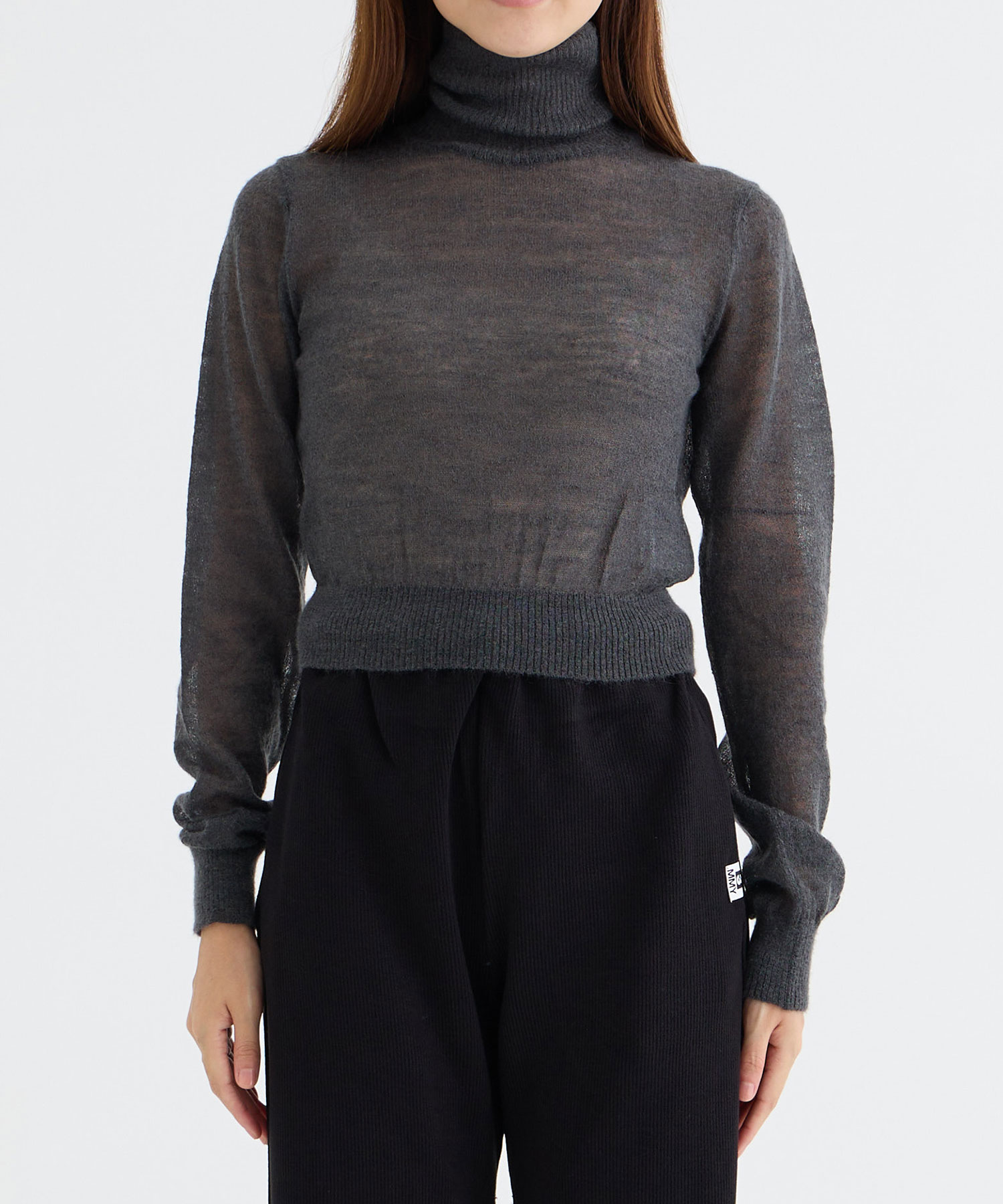 MOHAIR HI-NECK SWEATER JOHN LAWRENCE SULLIVAN