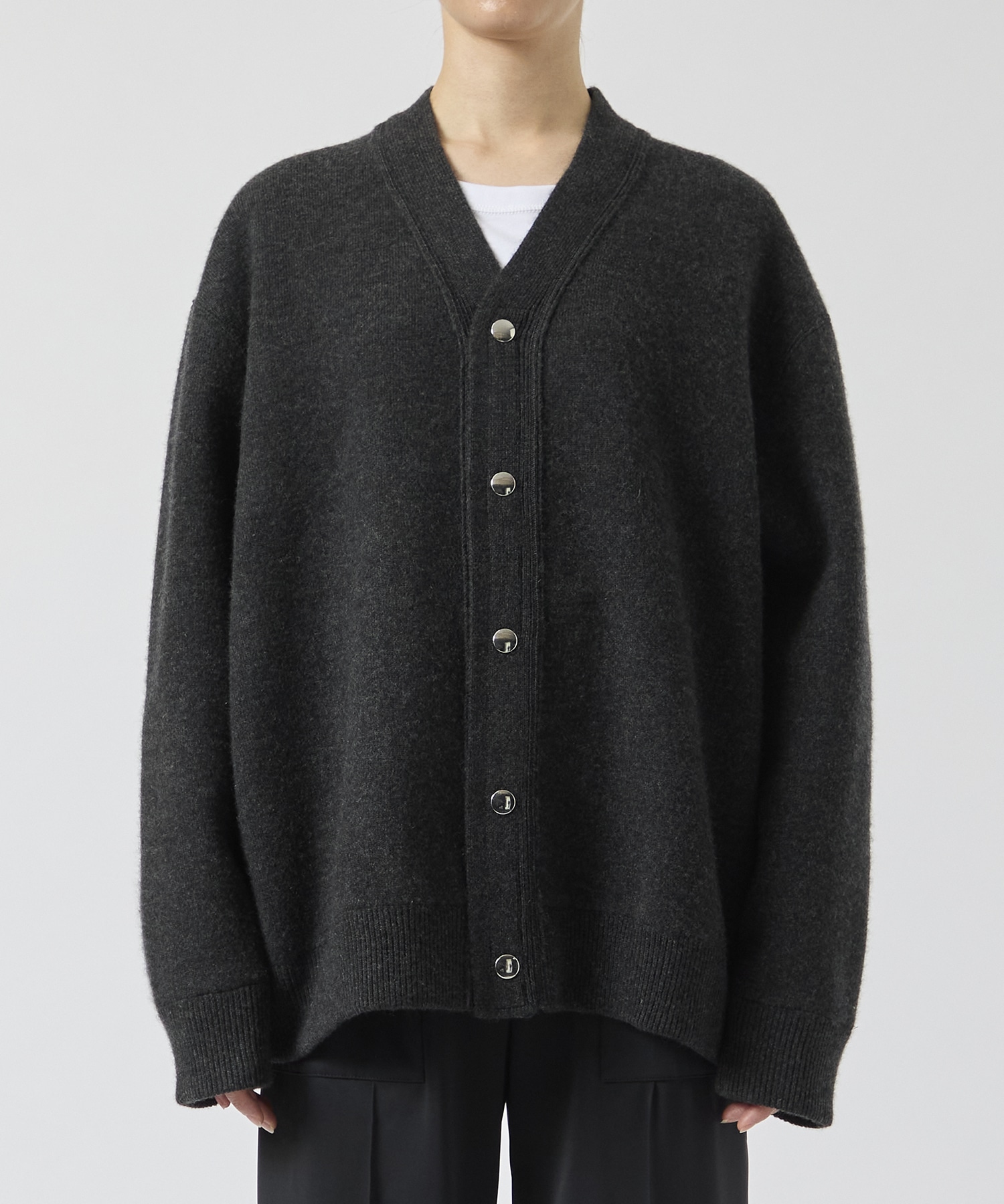 RERACS SNAP BUTTON KNIT CARDIGAN THE RERACS