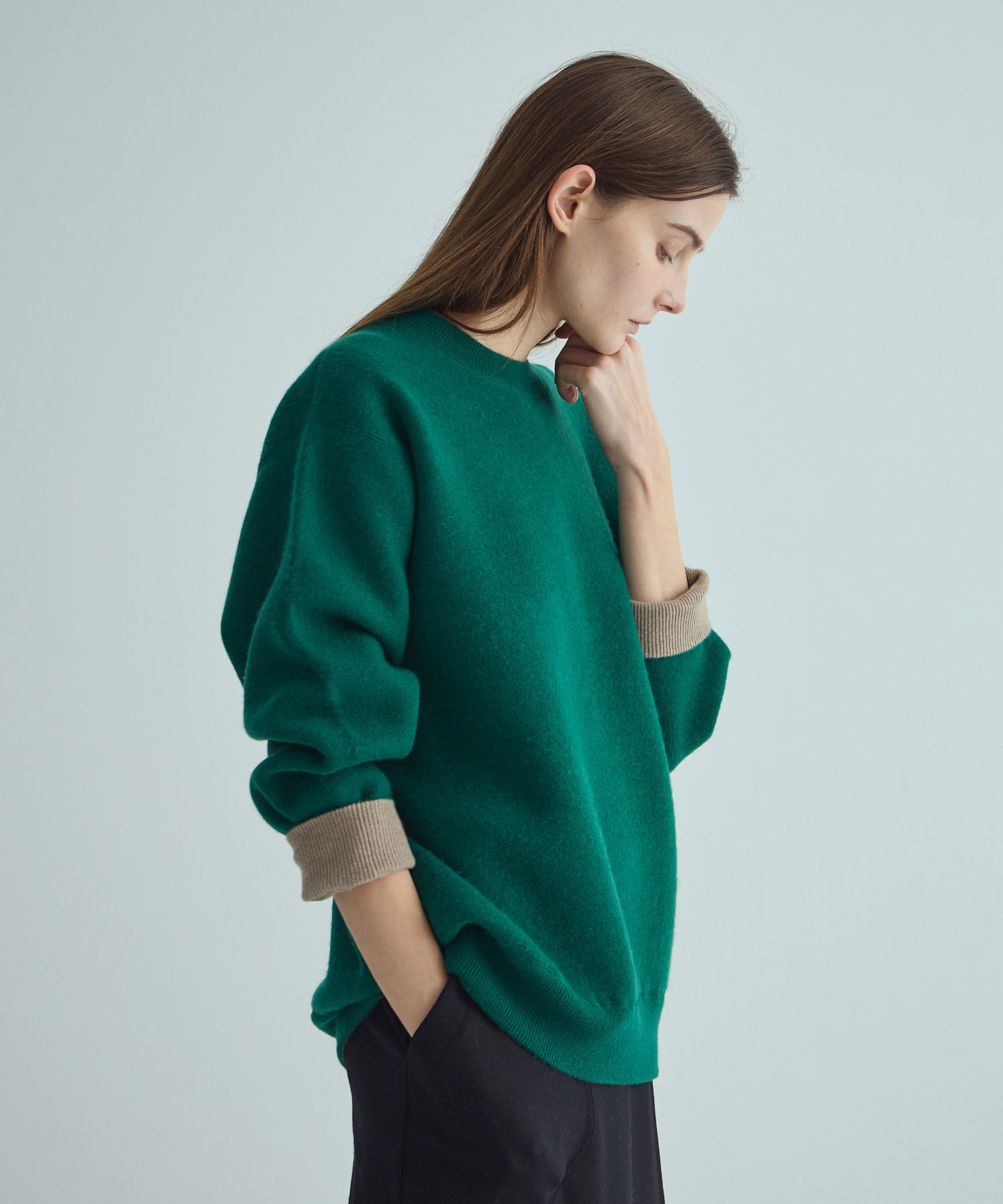 CASHMERE REVERSIBLE PULLOVER THE TOKYO