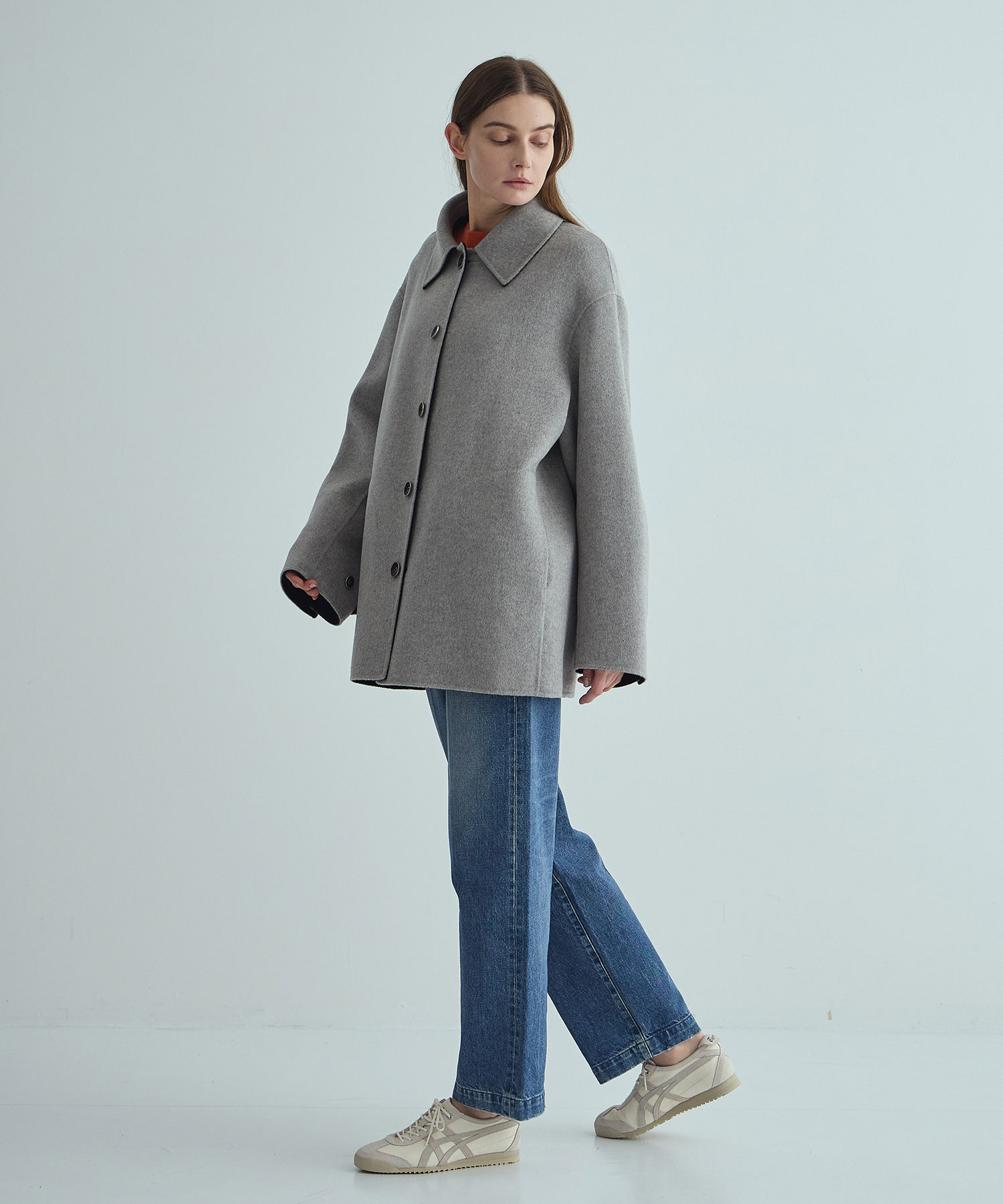 CASHMERE REVERSIBLE SHORT COAT THE TOKYO