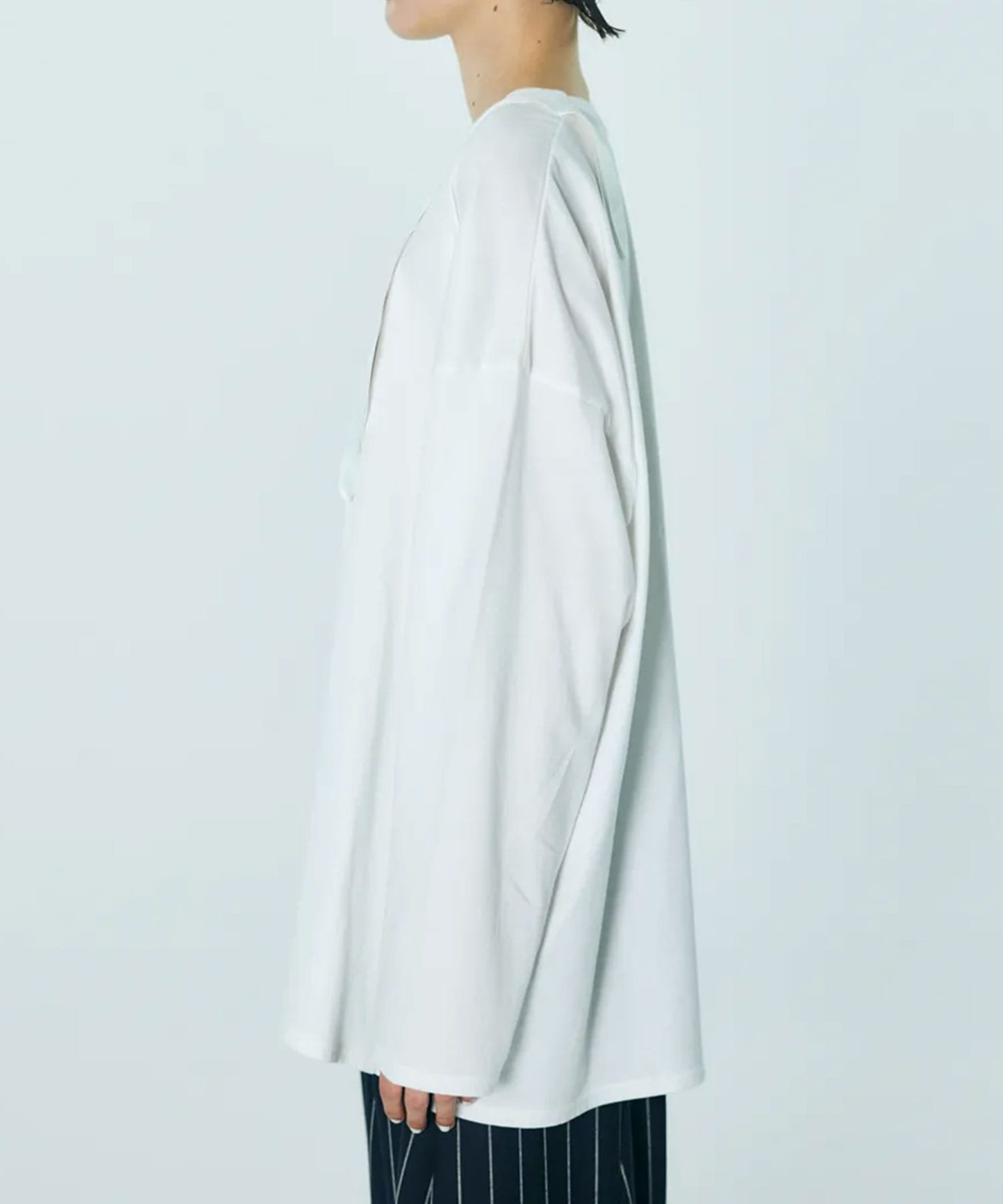 CUTLERY MOTIF LONG-SLEEVE T-SHIRT ENFOLD