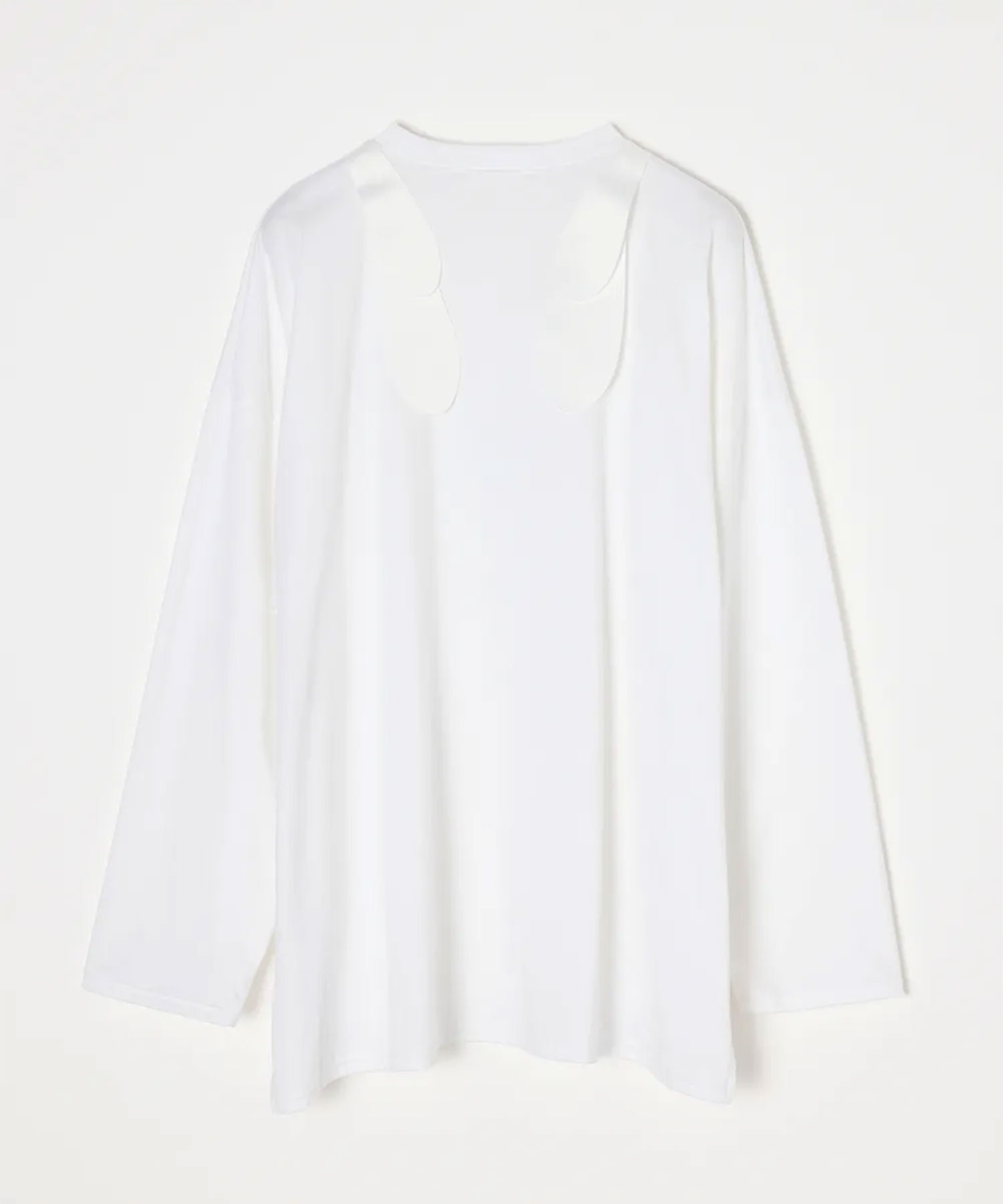 CUTLERY MOTIF LONG-SLEEVE T-SHIRT ENFOLD