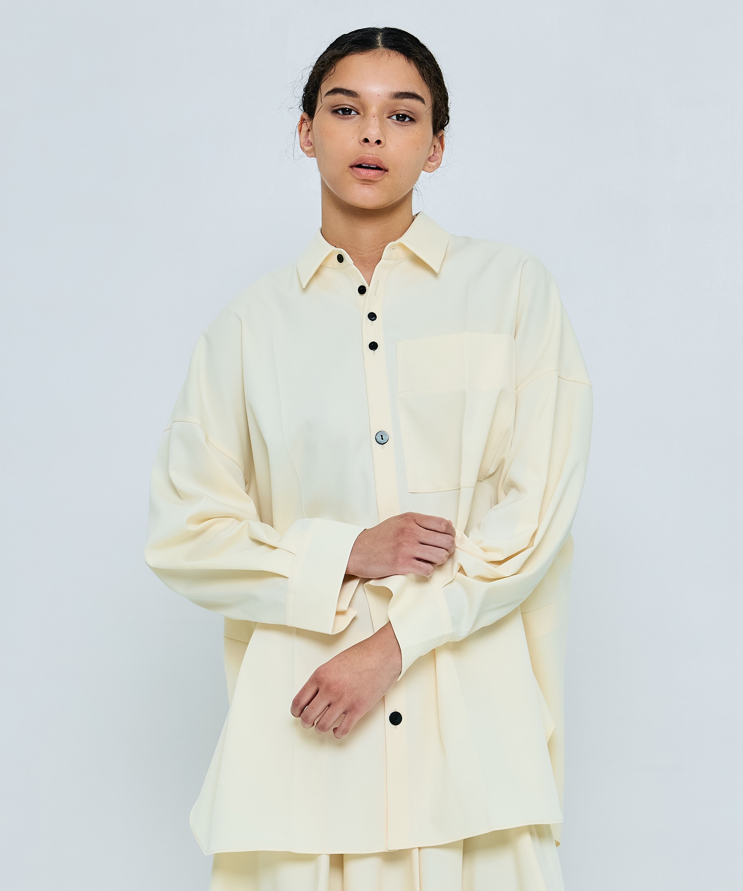 loose center crease shirt nagonstans