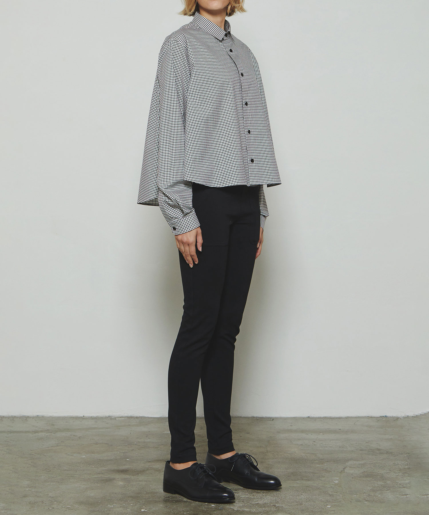 RERACS REGULAR COLLAR A-LINE SHIRT THE RERACS