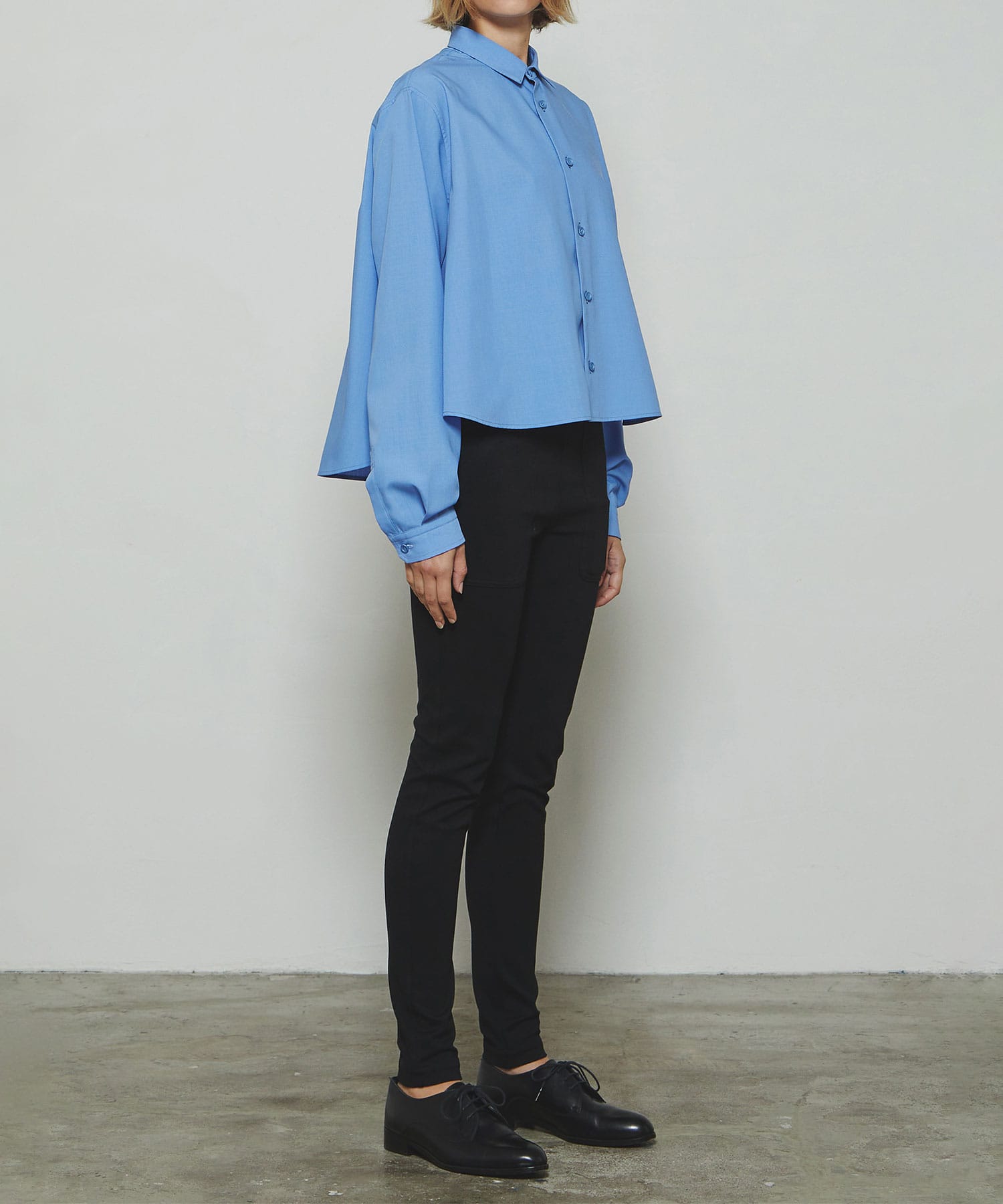 RERACS REGULAR COLLAR A-LINE SHIRT THE RERACS