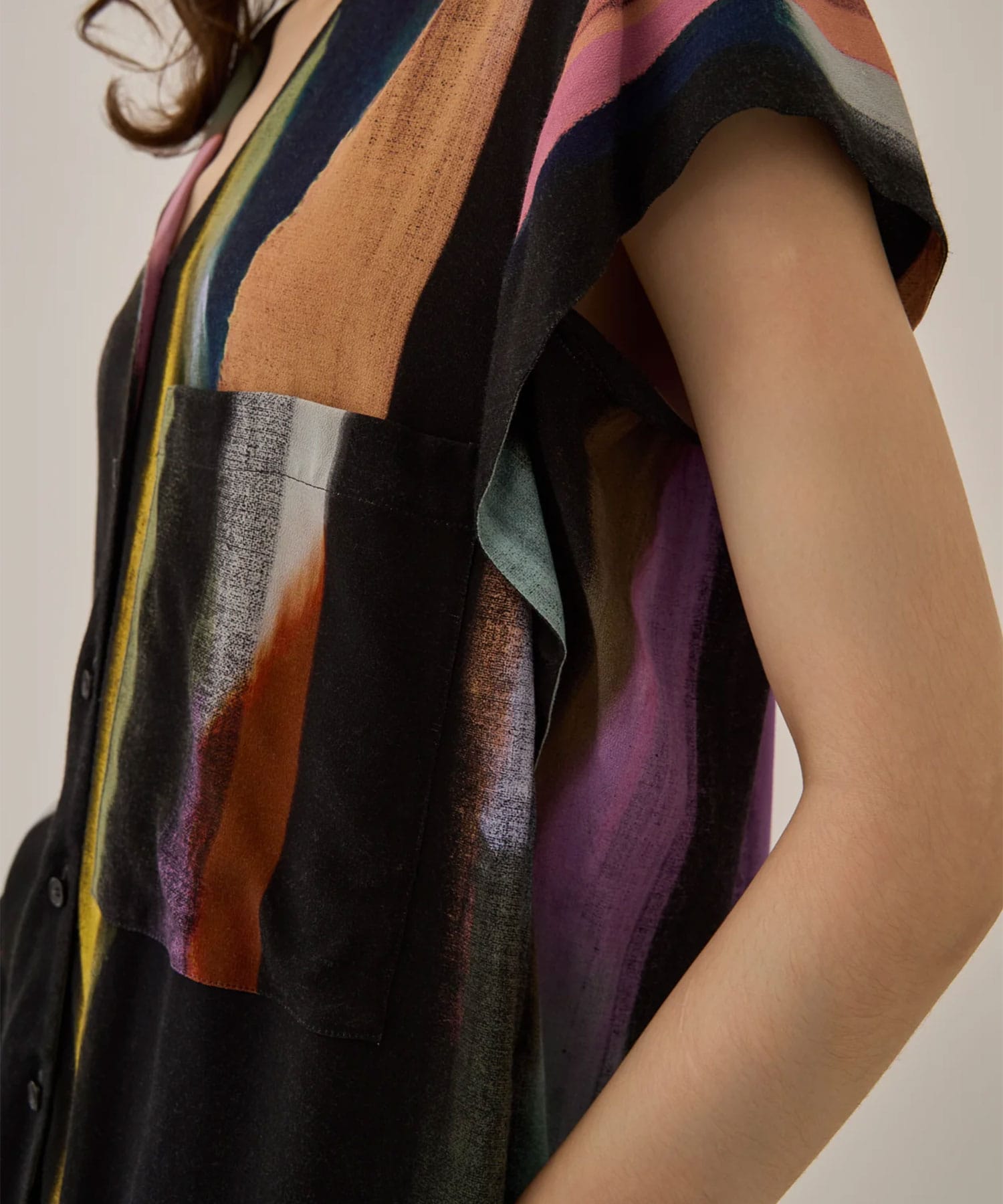 Empty stripe shirt BK AKIRANAKA