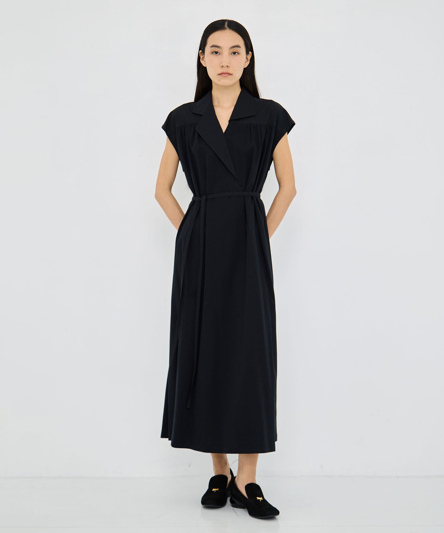 Silva combi tex jersey dress AKIRANAKA