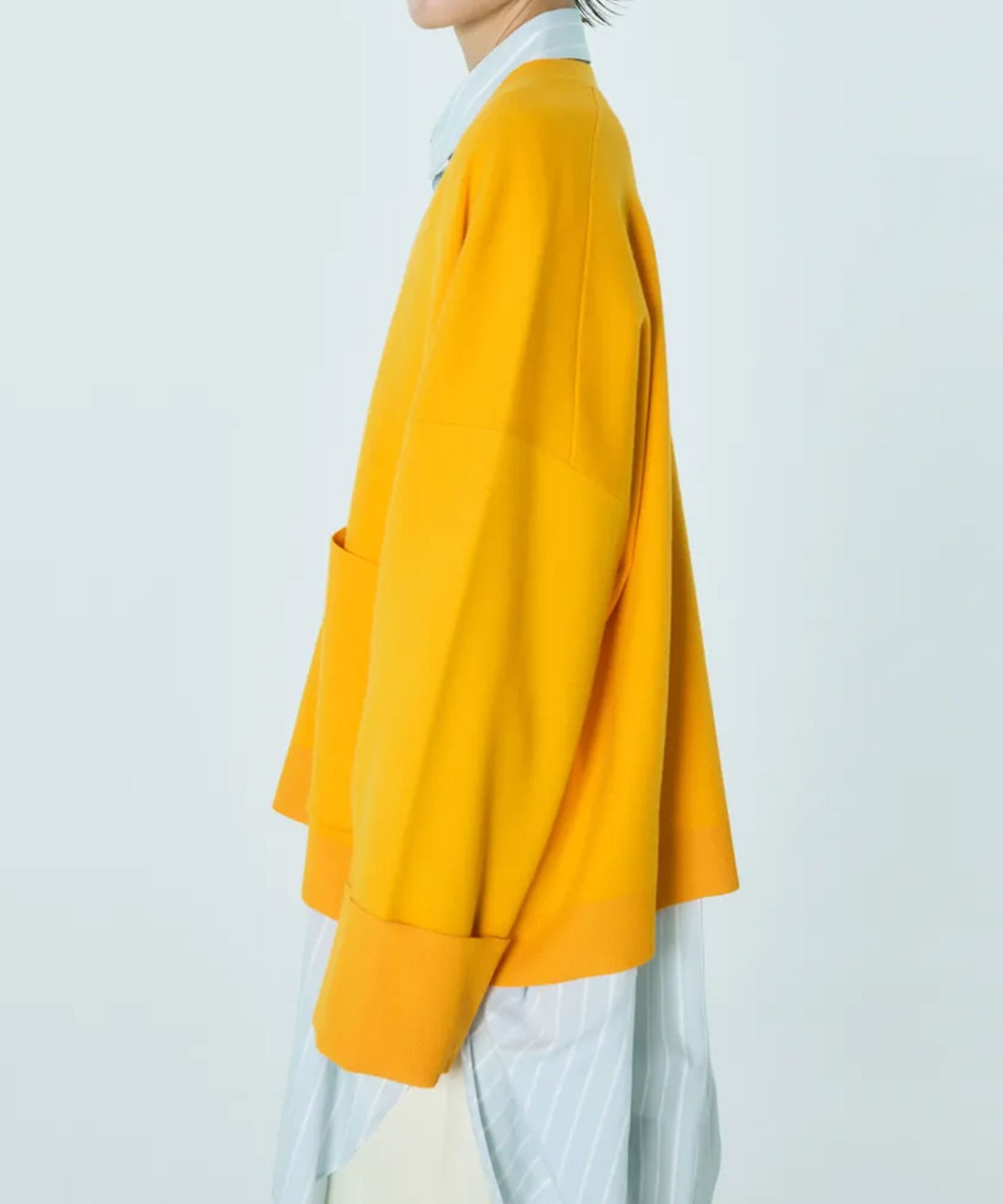 BOX WIDE-CARDIGAN ENFOLD