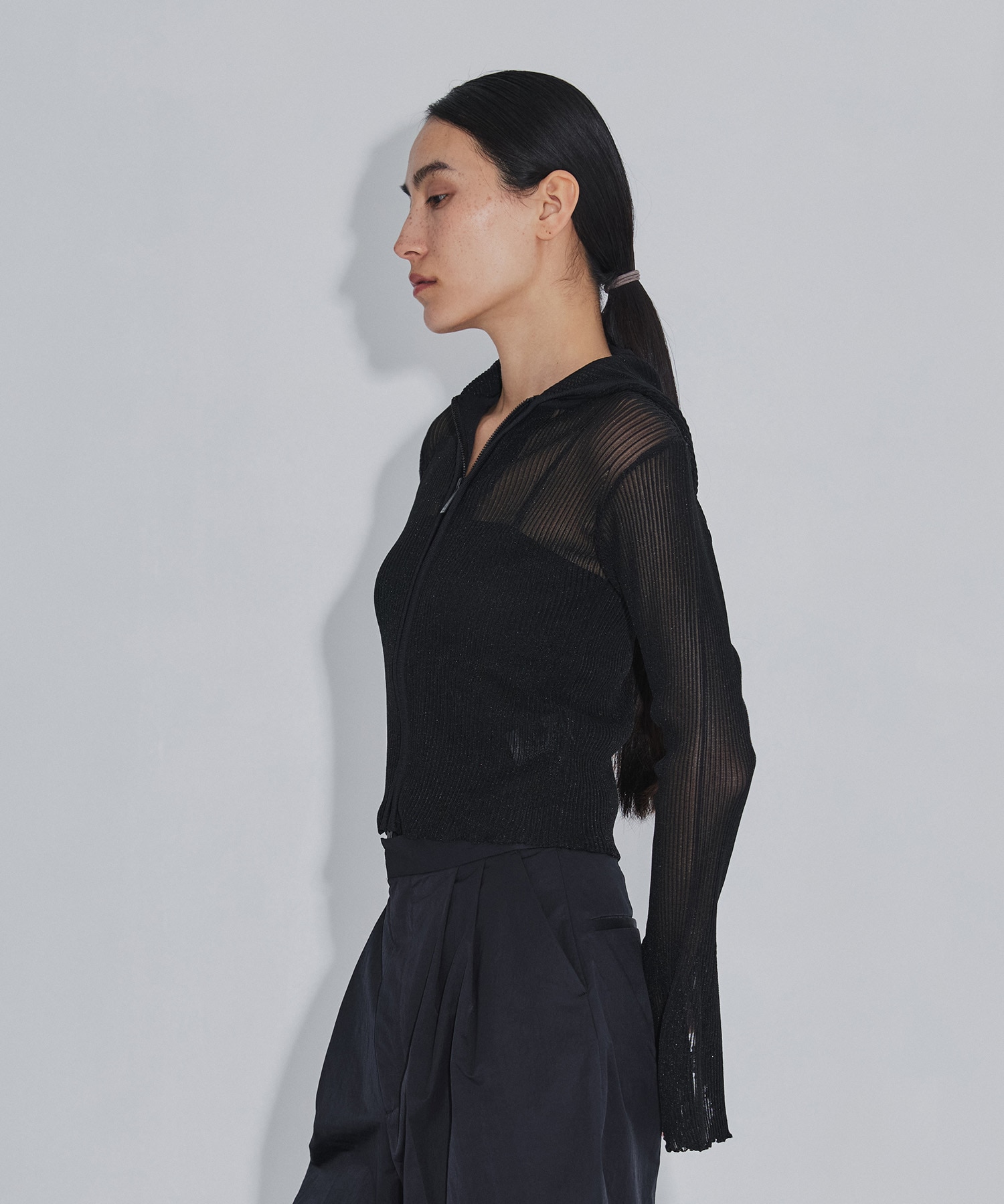 HYPHA LUCENT GLITTER HOODIE JACKET CFCL