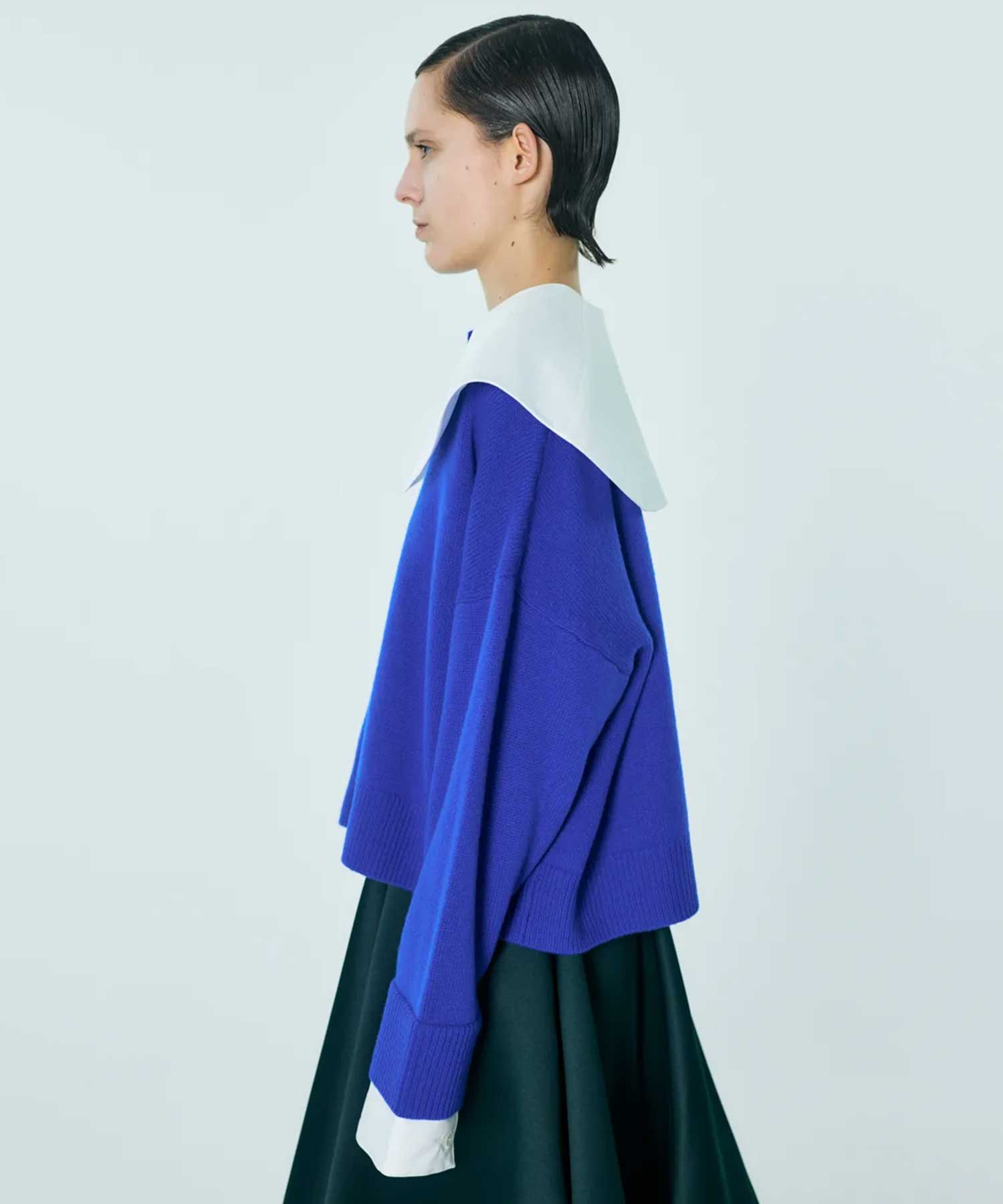 CLASSICAL COLLAR CARDIGAN ENFOLD