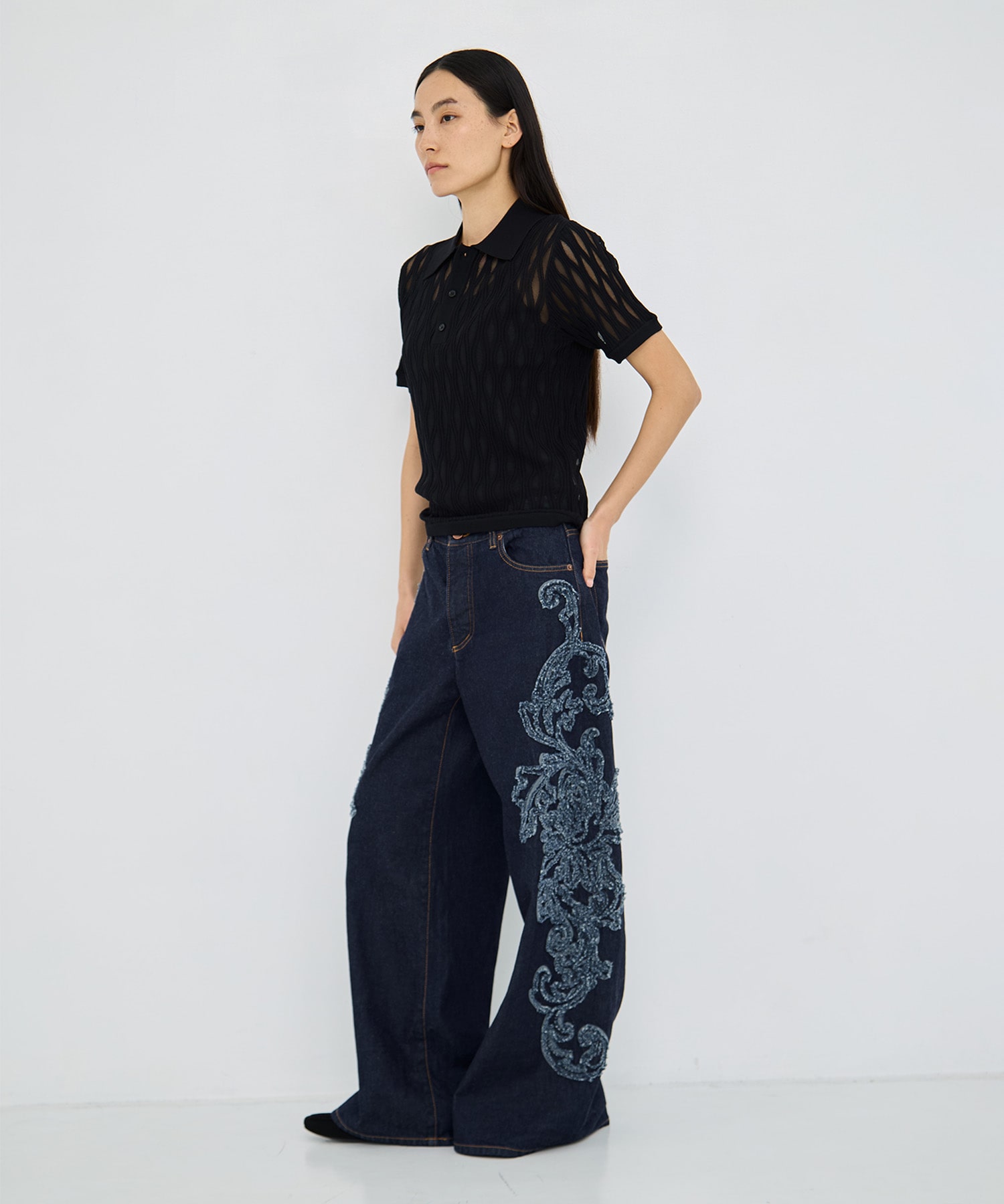 Denim Pants(刺繍) TAAKK