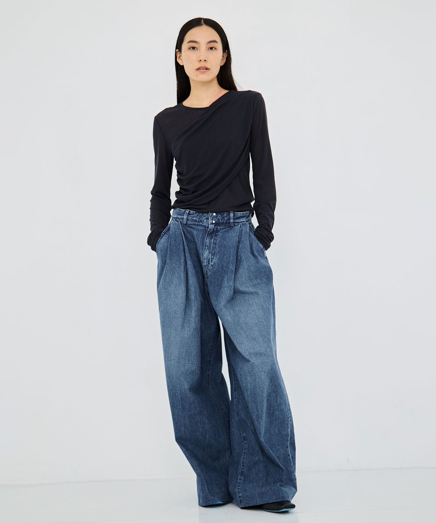 別注 HAKAMA JEAN TROUSERS TANAKA