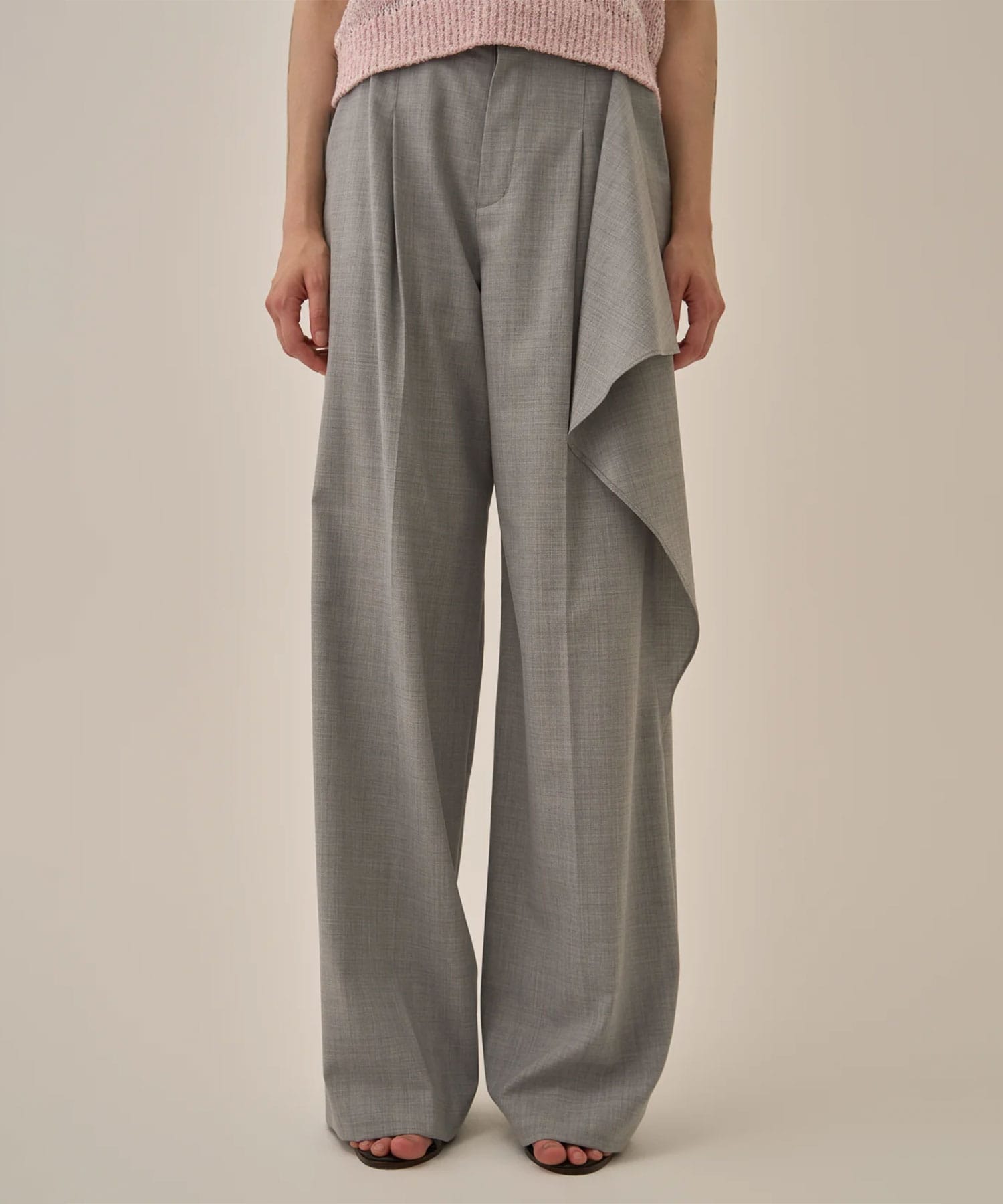 Ellen drape panel pants GY AKIRANAKA