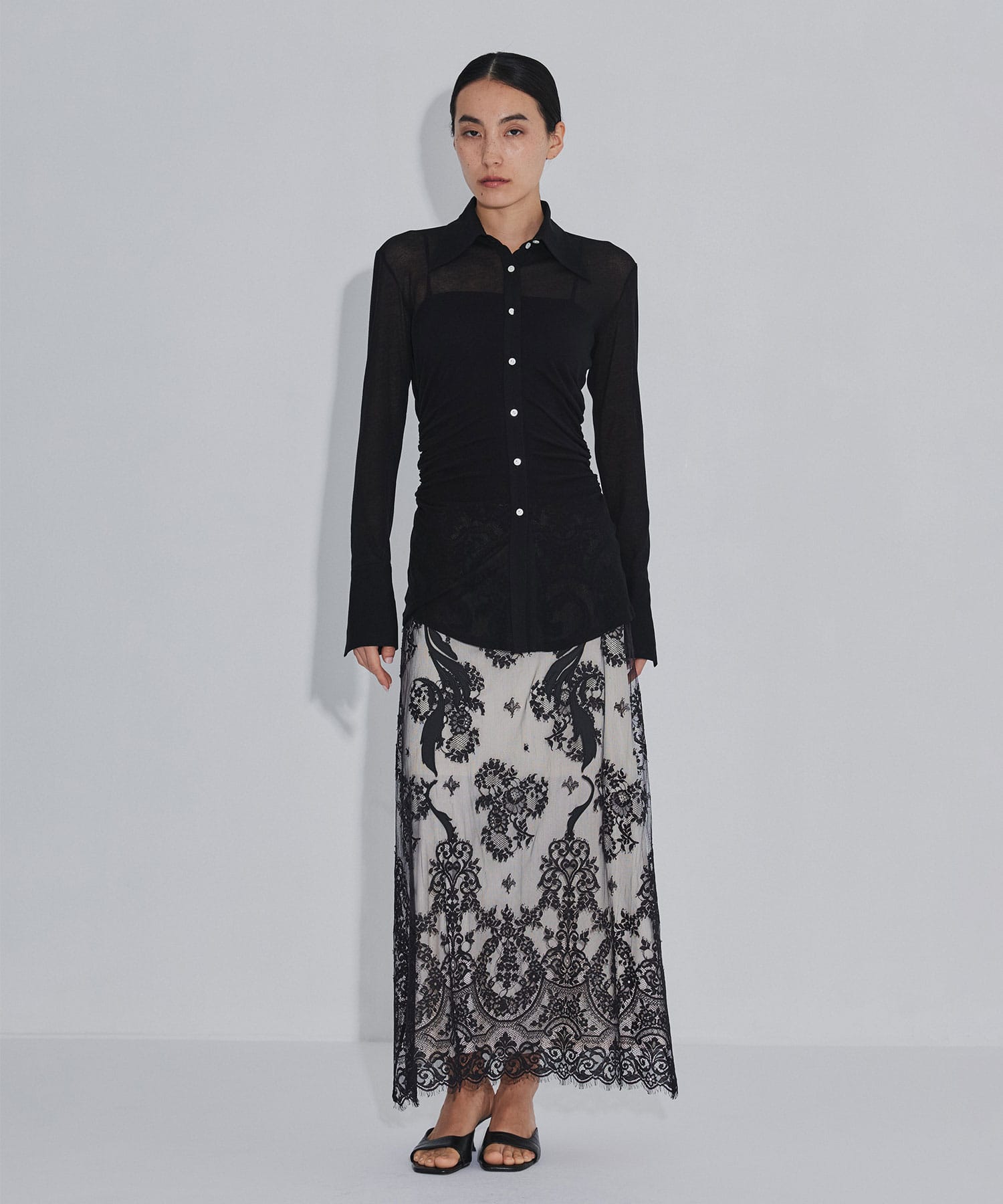 EMBROIDERED LACE SKIRT FETICO
