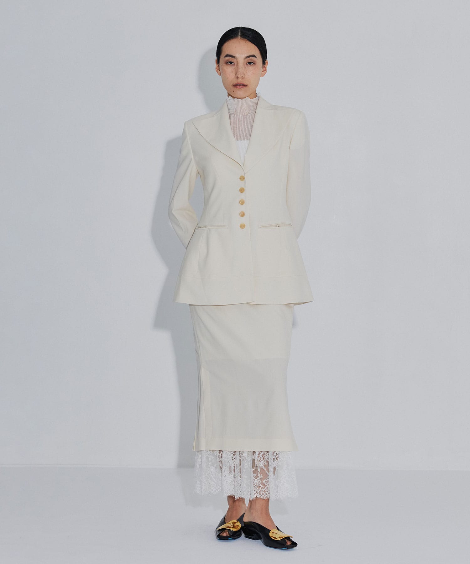 PLEATED PANEL JACKET FETICO