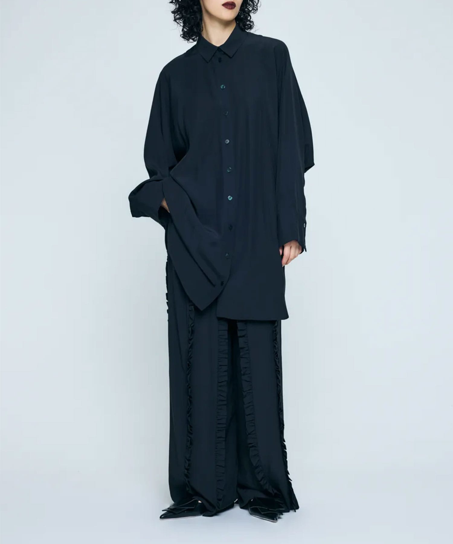 SHAPE LONG-SHIRT ENFOLD