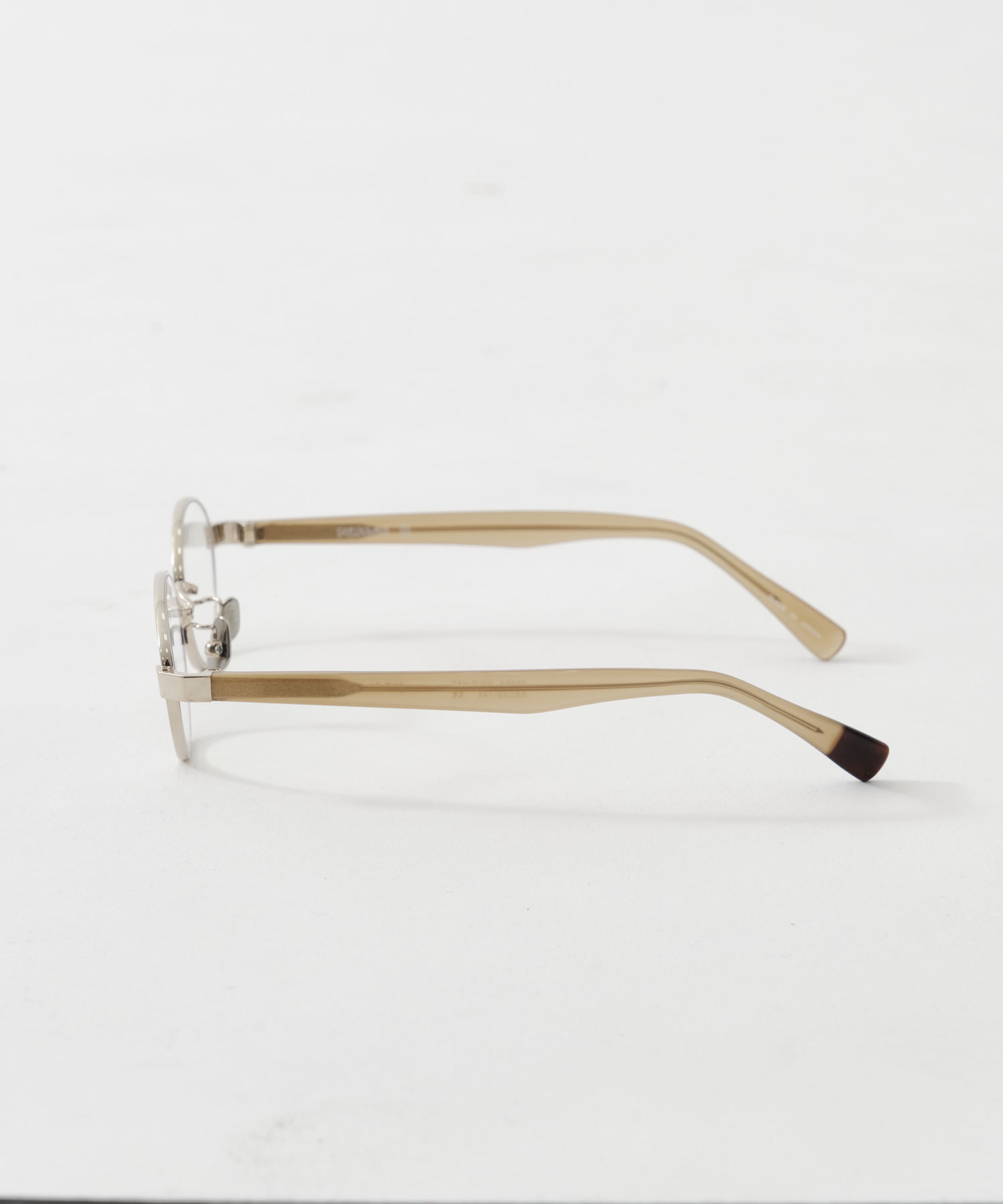 × BLANC METAL OVAL GLASSES FETICO