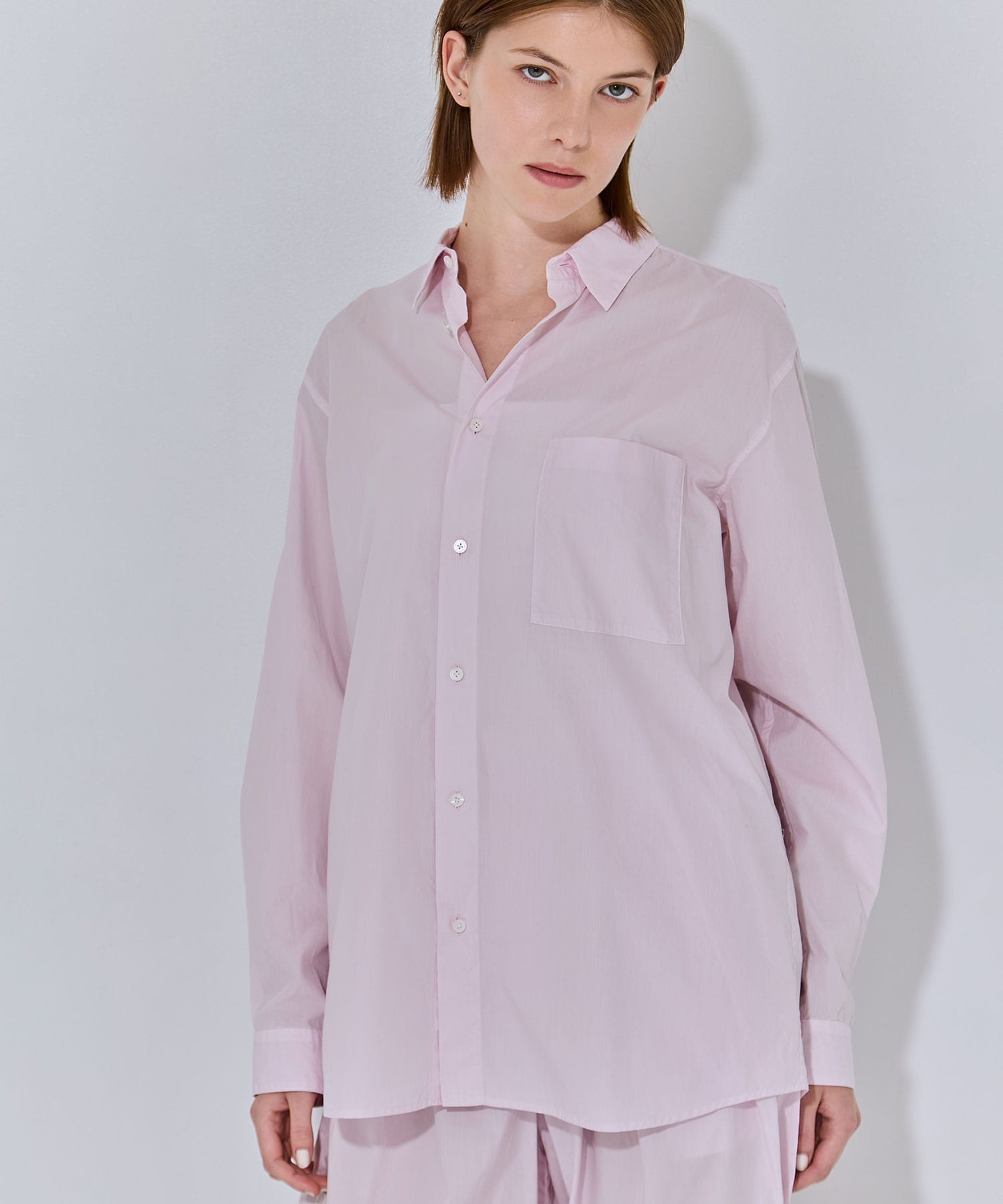 NATURAL DYED COTTON LAWN STANDARD SHIRT ATON