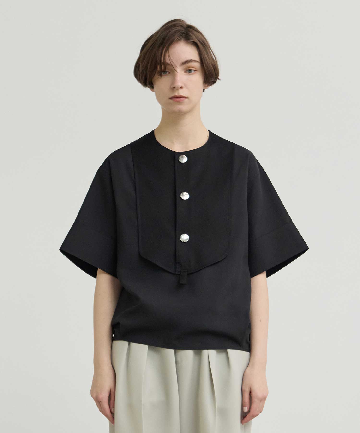 RERACS BIBIFRONT SHIRT SHORT SLEEVE THE RERACS