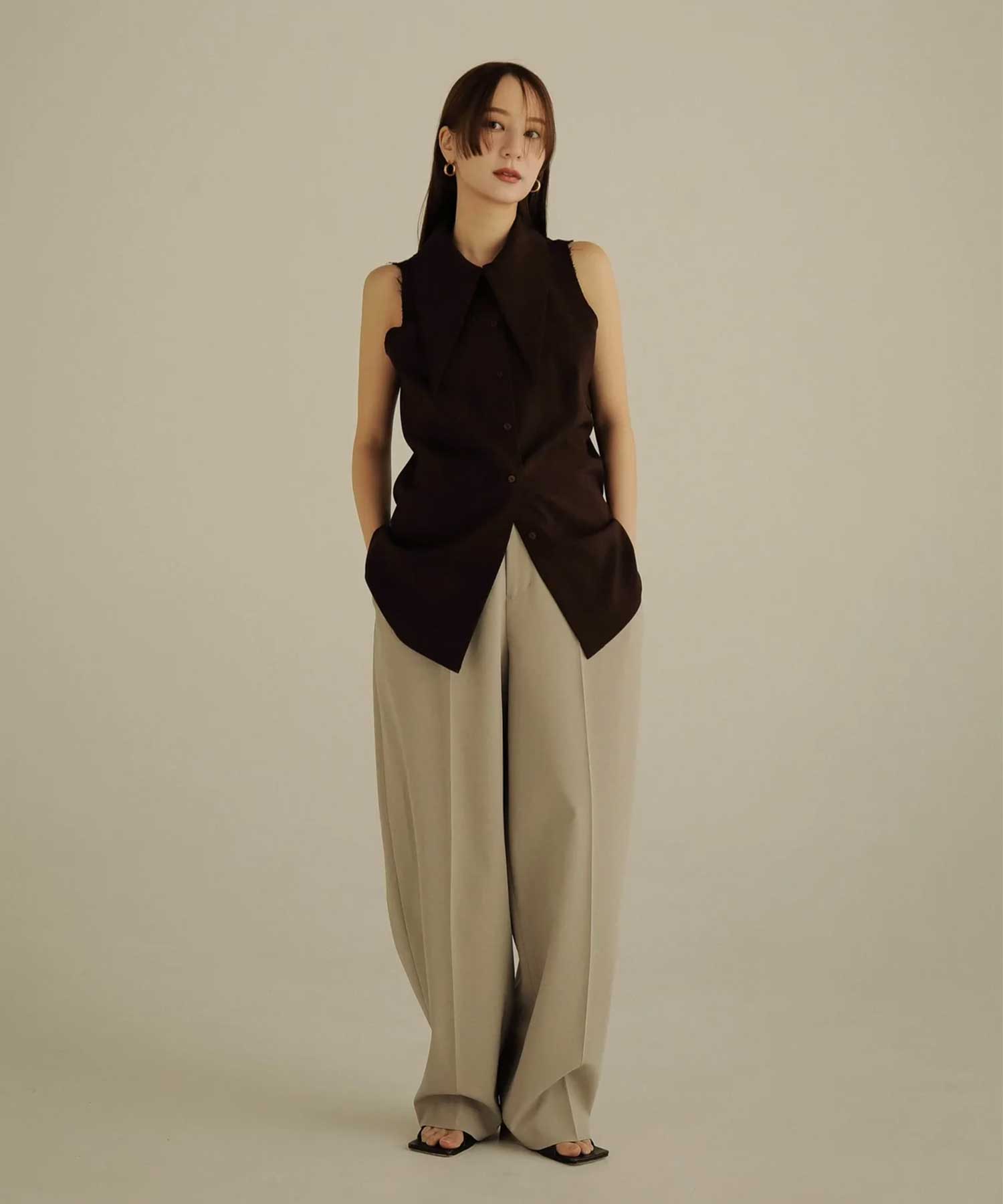 big collar blouse Louren