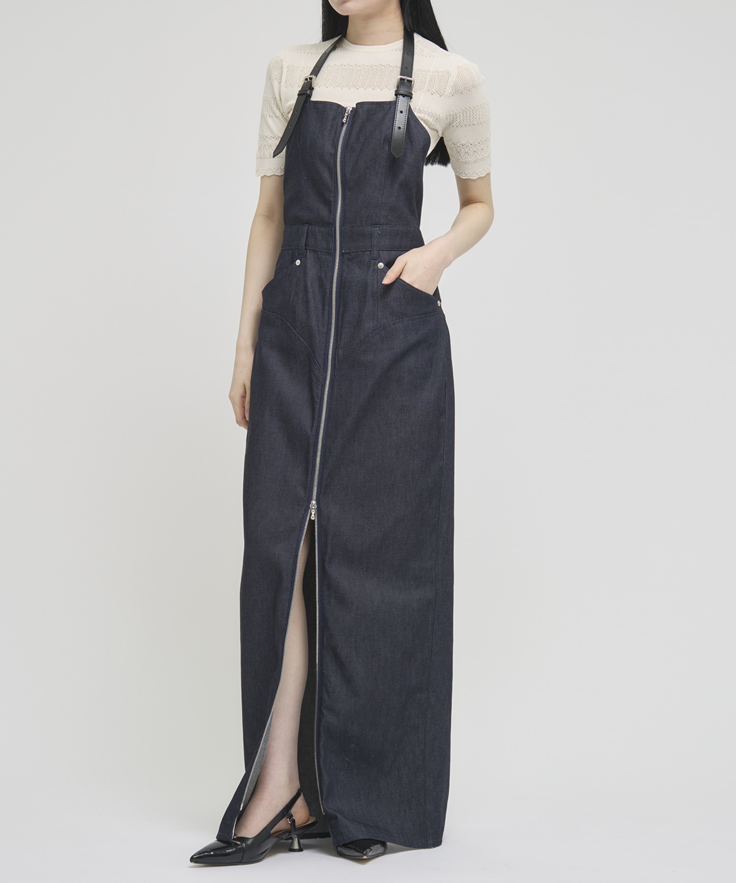 ORGANIC COTTON DENIM DRESS FETICO
