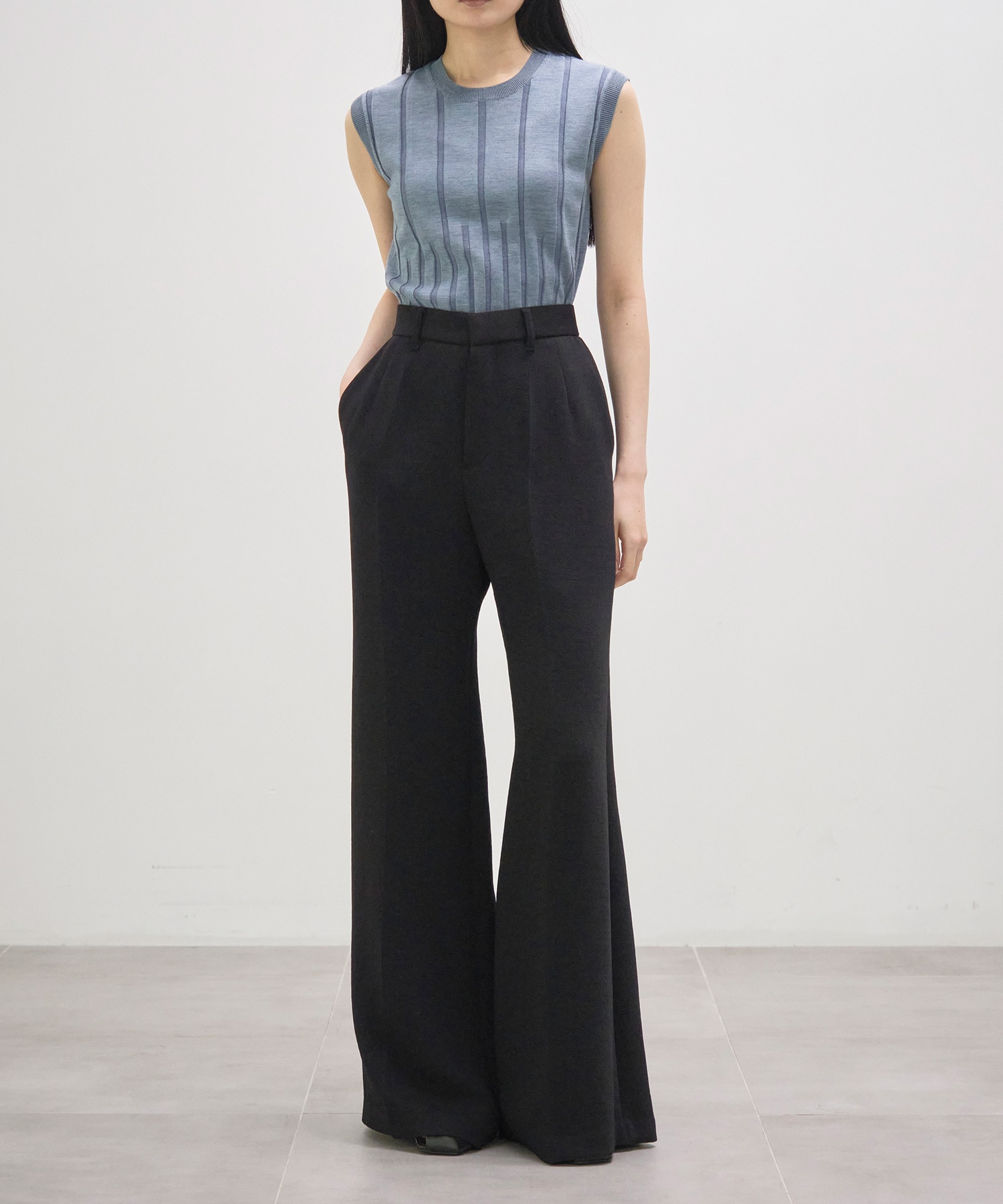 EX.Washable Silk Sleeveless Tops CINOH