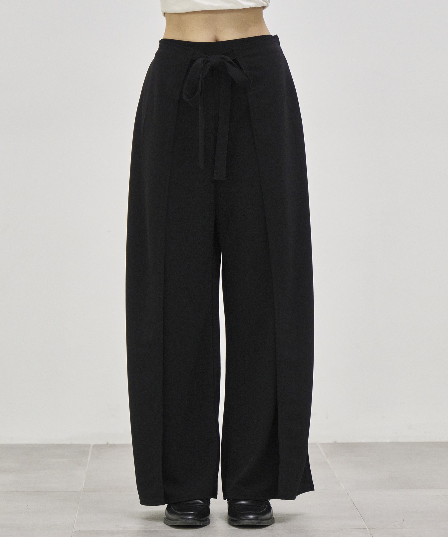 LUELLA WIDE-LEG WRAP TROUSERS COGTHEBIGSMOKE