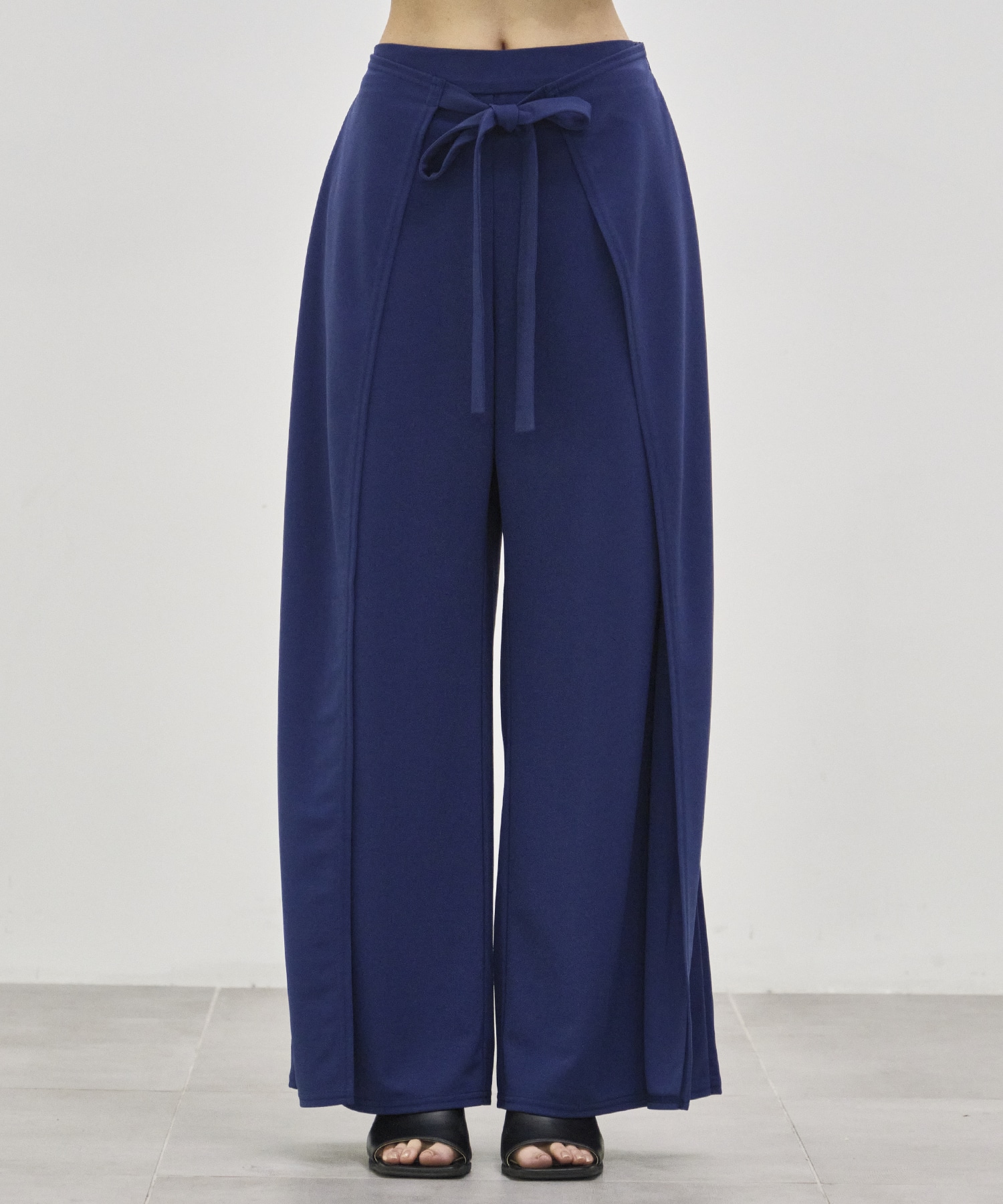 LUELLA WIDE-LEG WRAP TROUSERS COGTHEBIGSMOKE