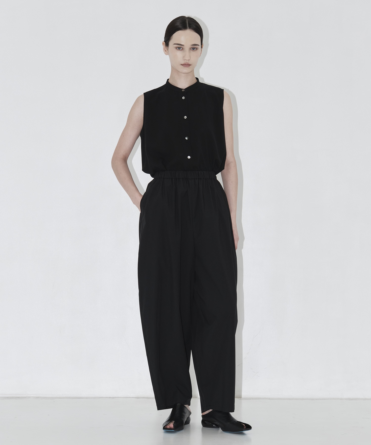 gather balloon cocoon trousers nagonstans