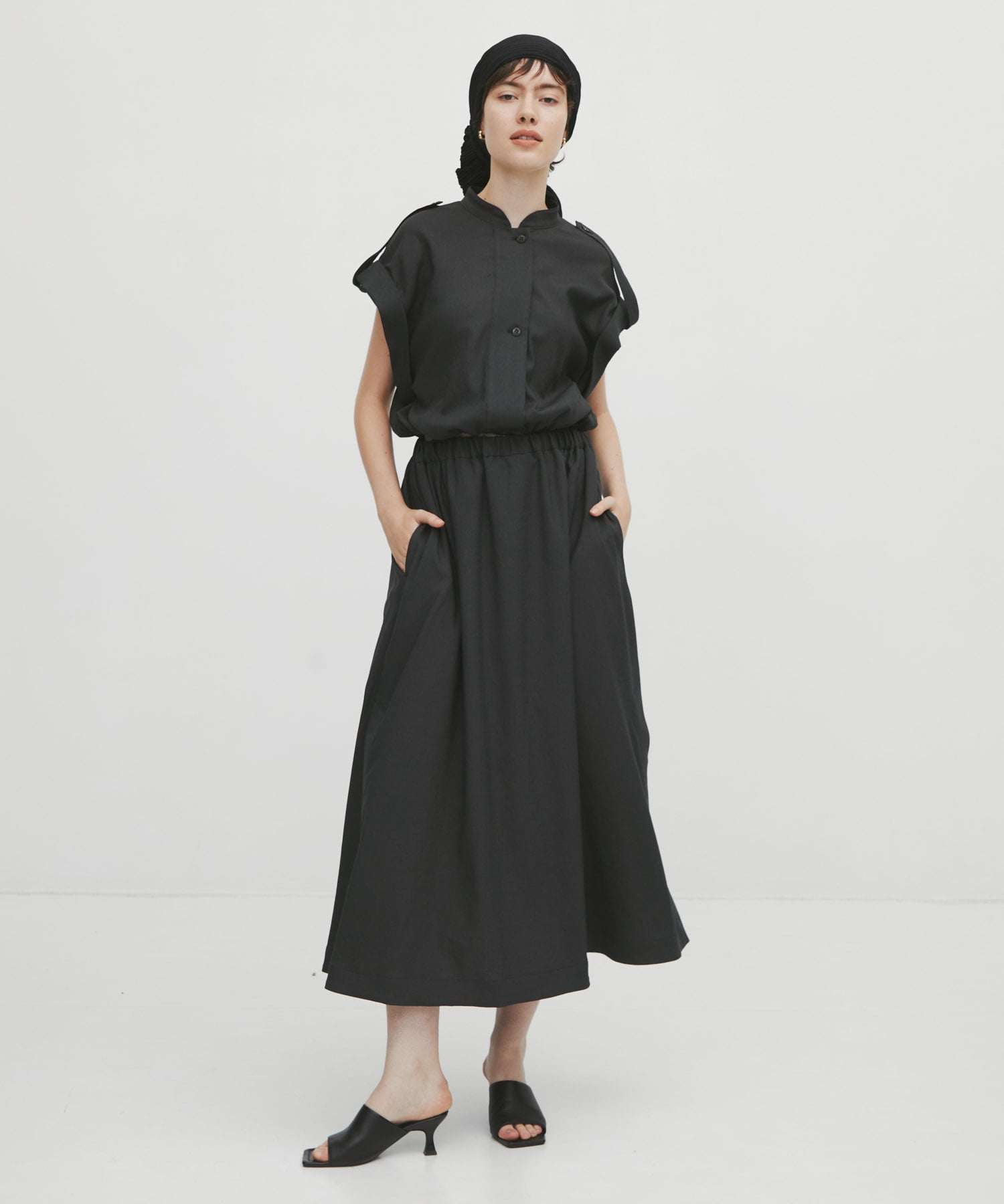 Waist Gather Flare Skirt THE TOKYO