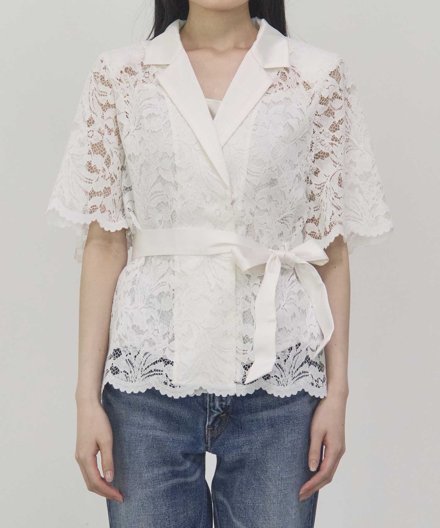Harf Sleeve Lace Jacket THE TOKYO