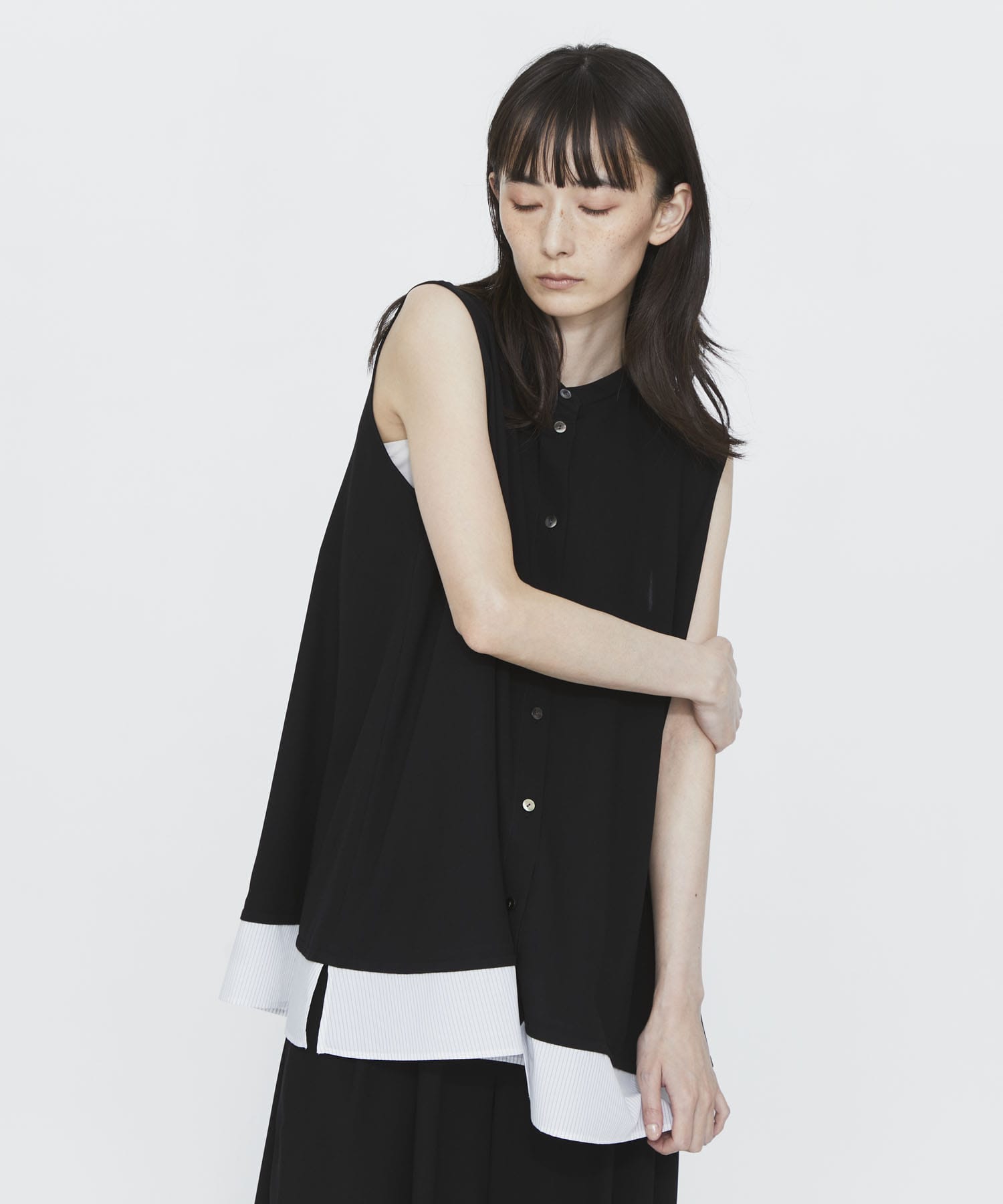 LAYERED A-LINE TANK-TOPS ENFOLD