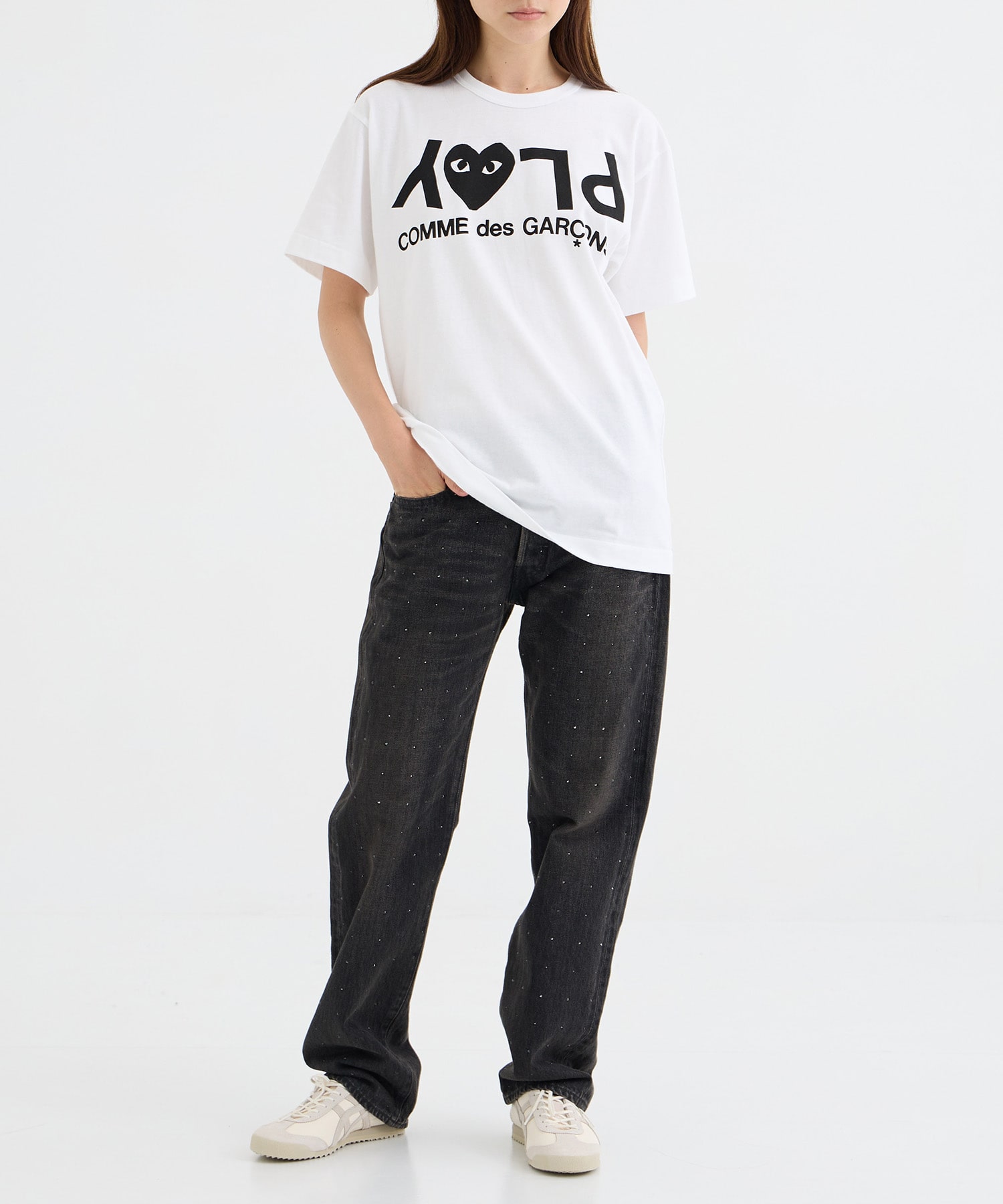T-SHIRT LOGO PRINT PLAY LOGO PLAY Comme des Garcons