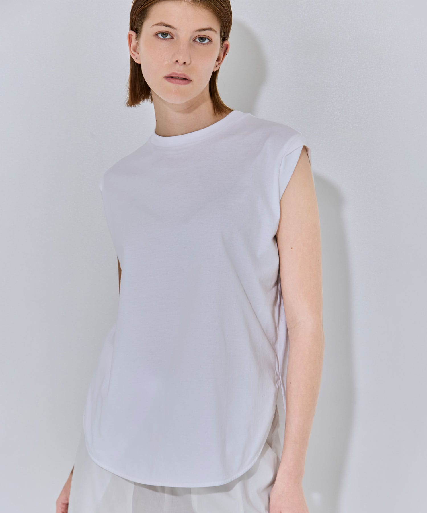 round-hem tank top nagonstans