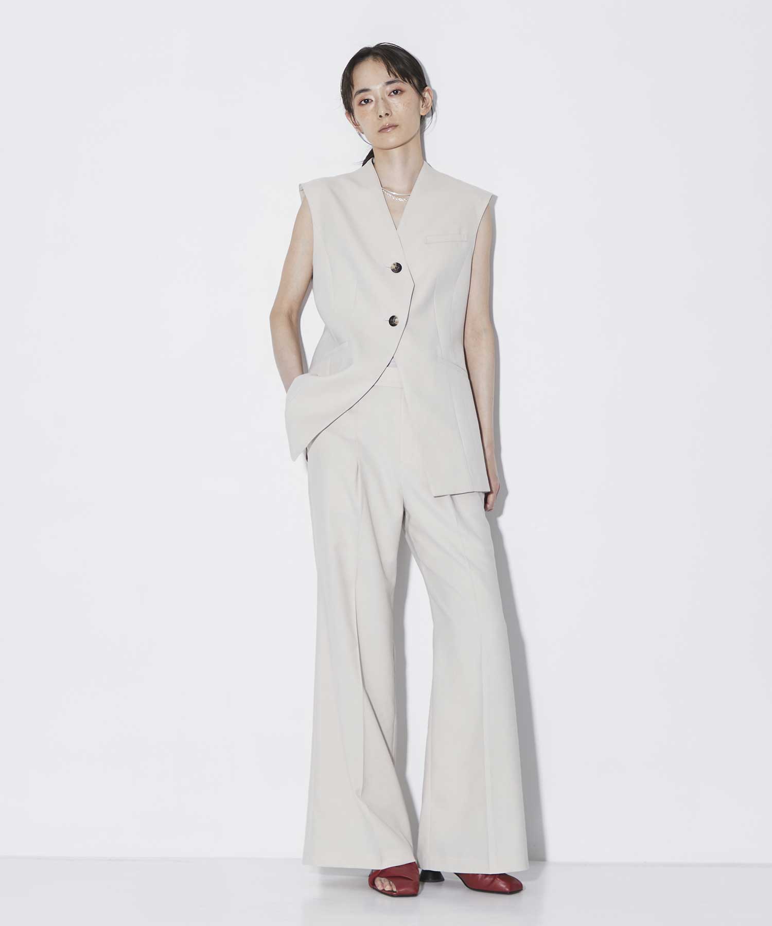 EX.Straight Flare Pants AKIRANAKA