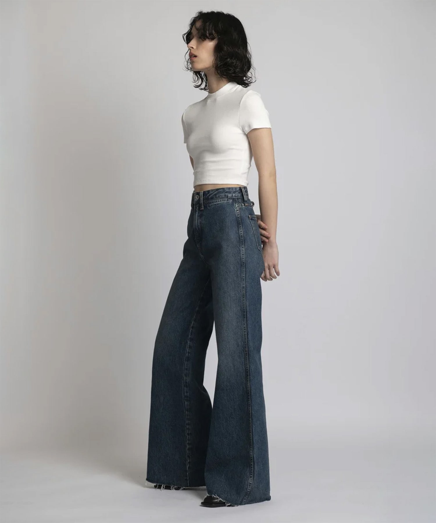 Rigid Wide Leg  - Made In USA Model STUDIO R330