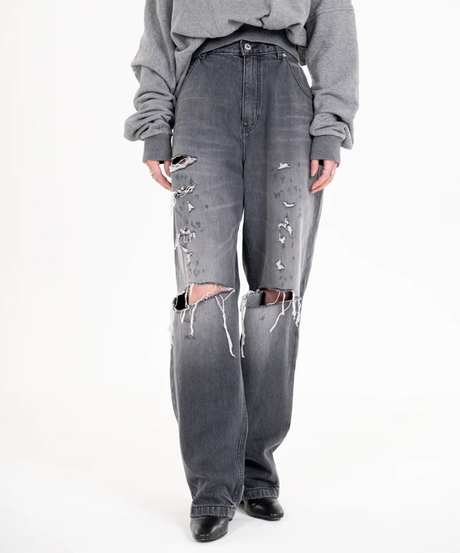 VINTAGE WIDE TAPERED CRUSH STUDIO R330