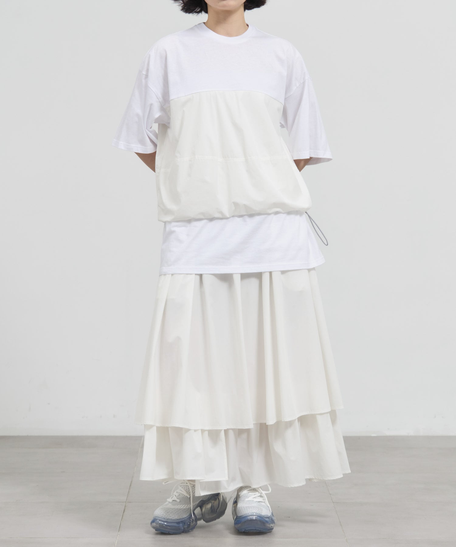 layer volume skirt nagonstans