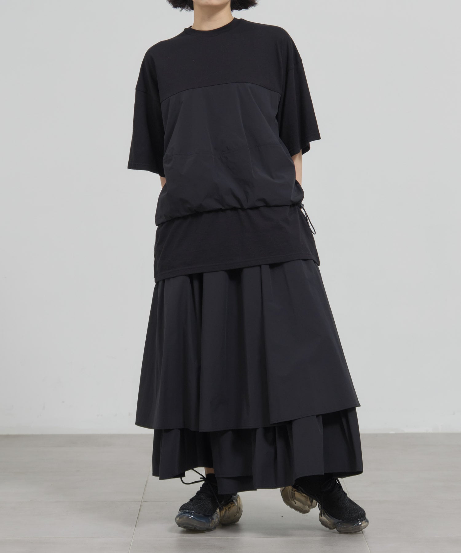 layer volume skirt nagonstans