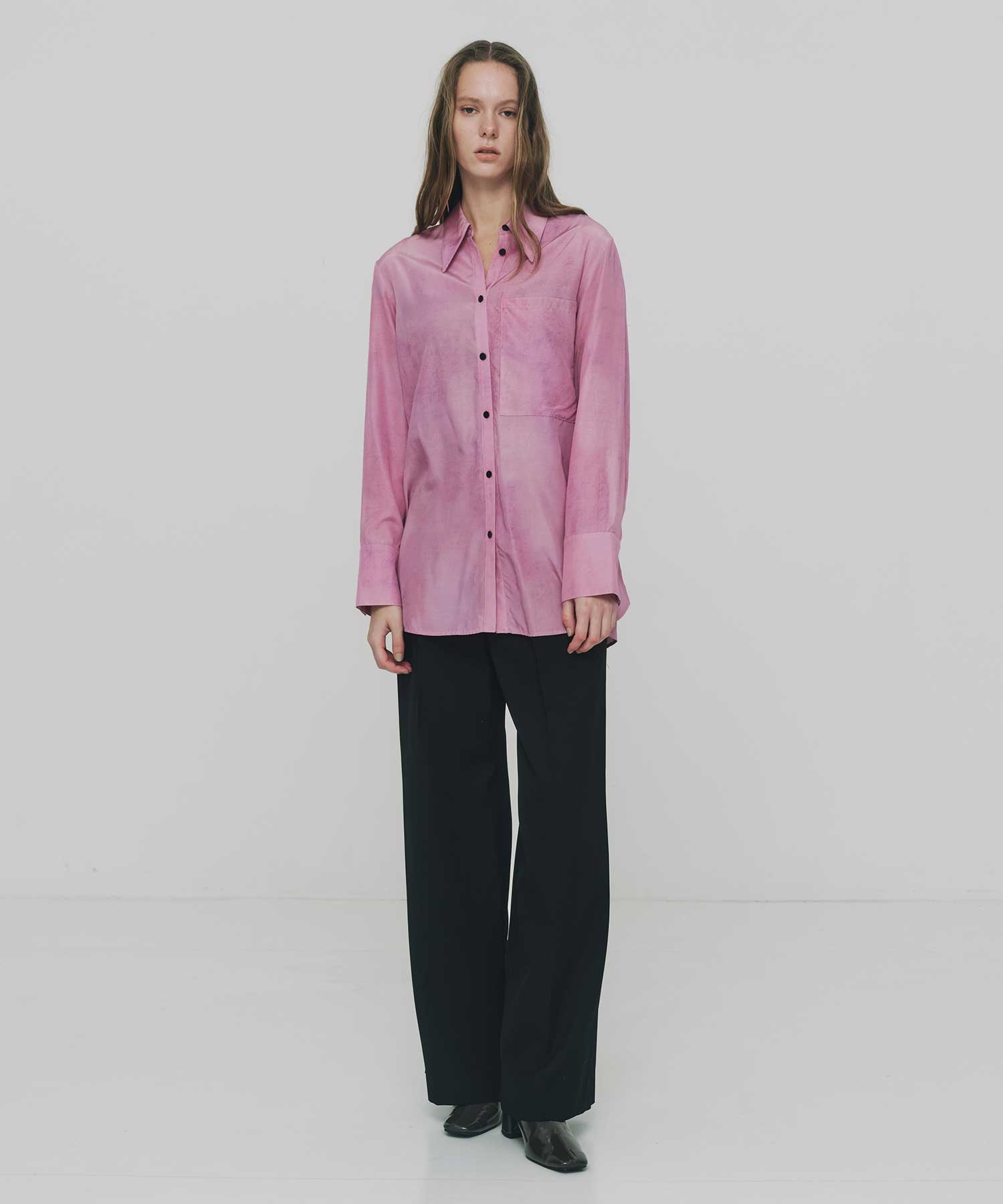 Dissolve tone shirt PK AKIRANAKA