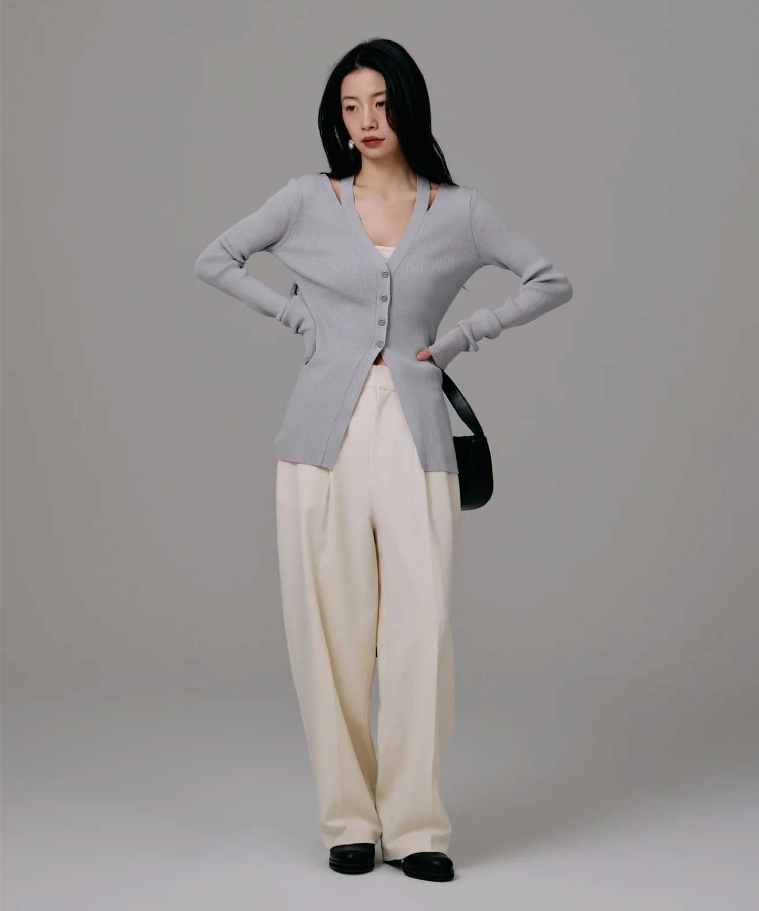 single tuck cocoon pants Louren