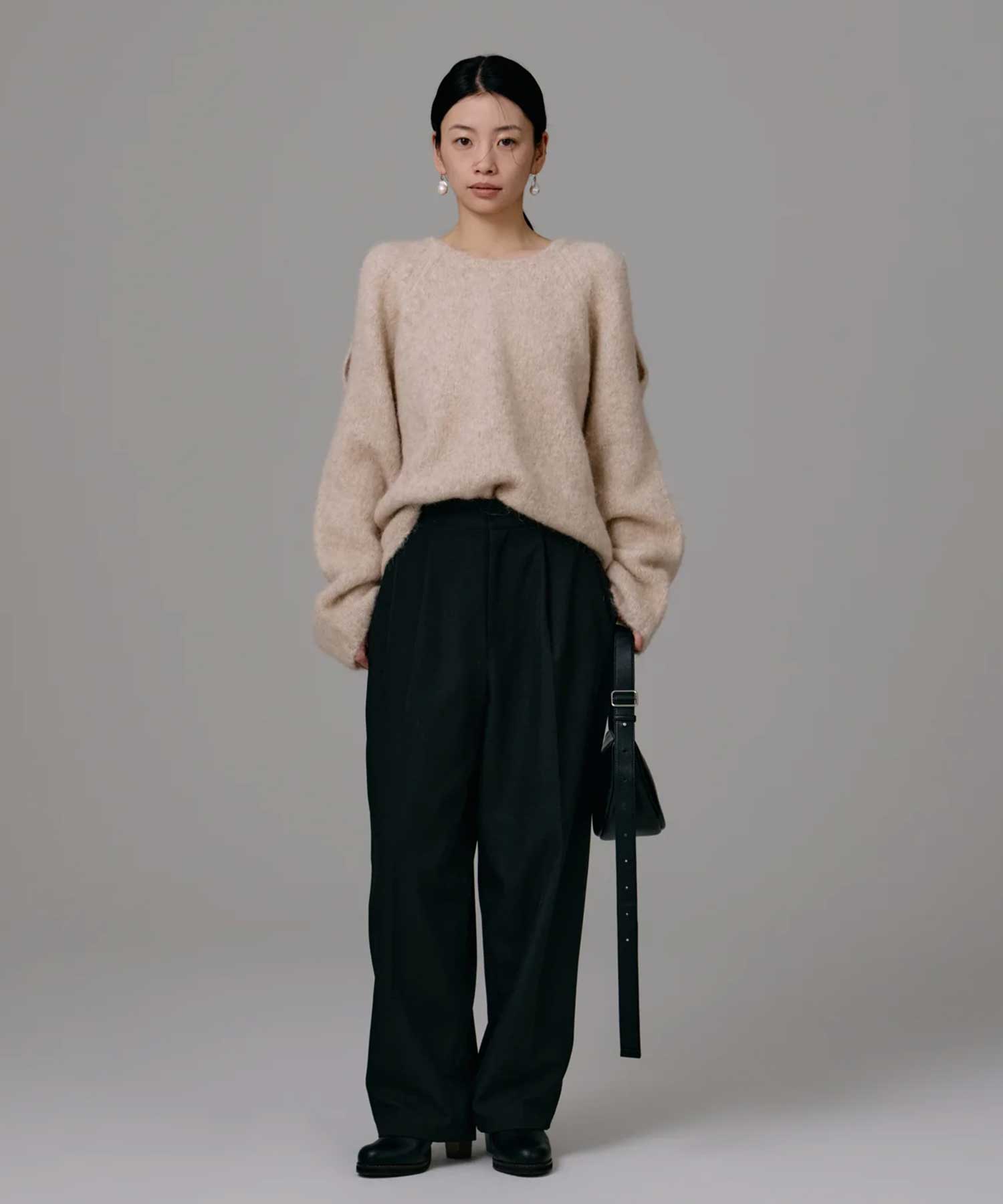 single tuck cocoon pants Louren