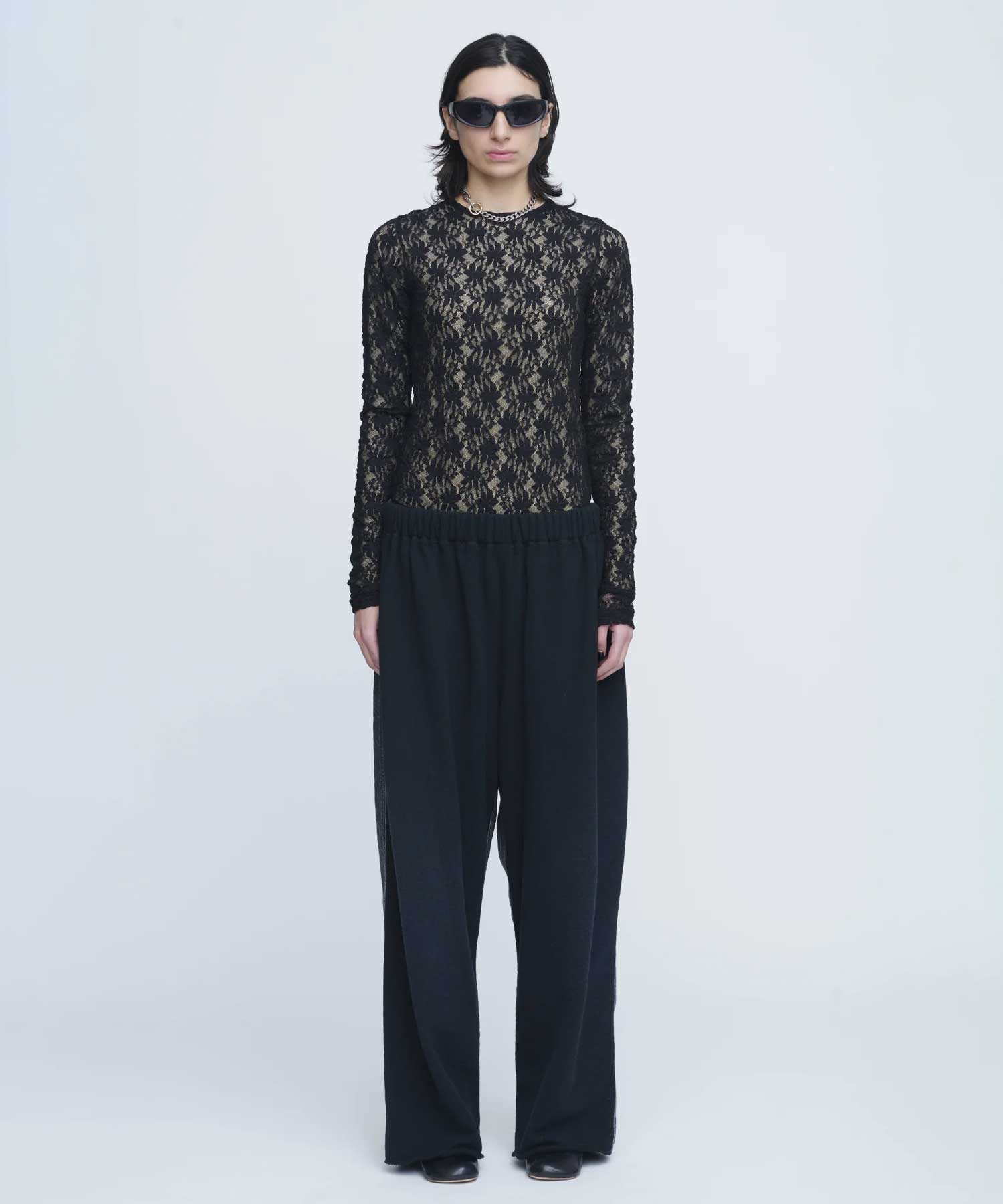 Hybride Sweat Denim Pants INSCRIRE