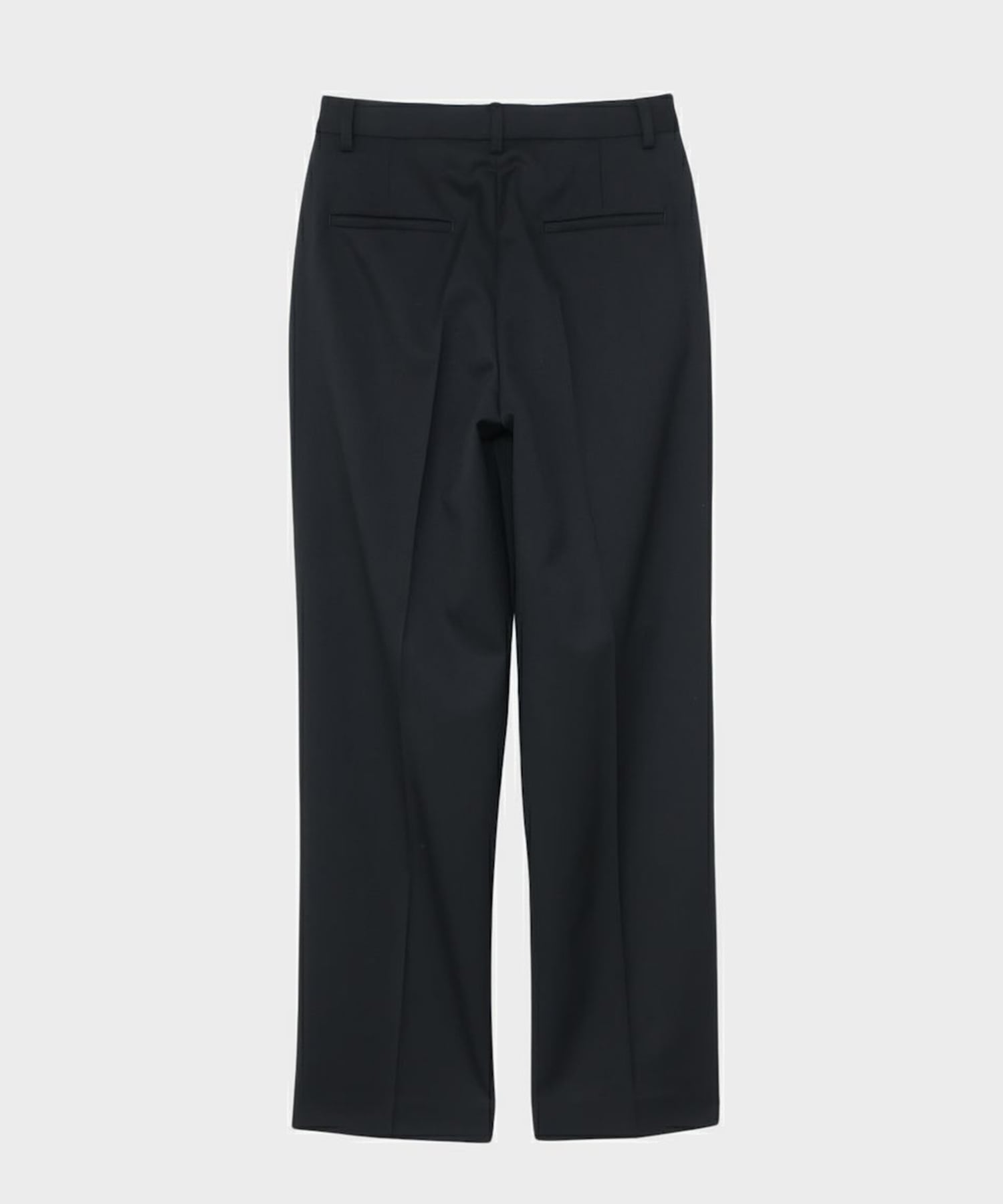 BLACK FORMAL STRAIGHT LEG TROUSERS CINOH