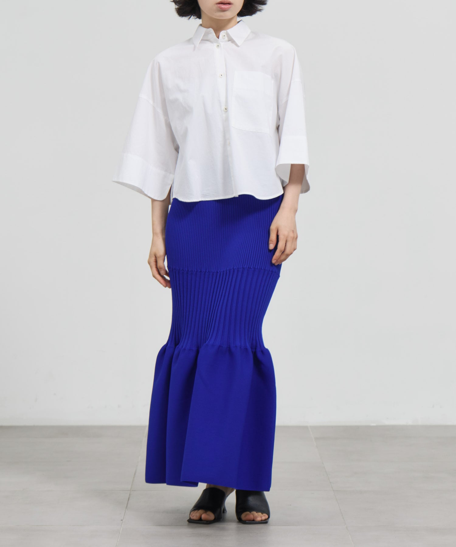 FLUTED MERMAID SKIRT CFCL