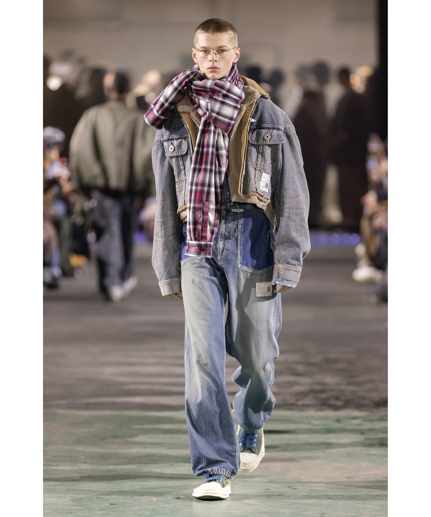 TRIPLE LAYERED DENIM JACKET Maison MIHARA YASUHIRO