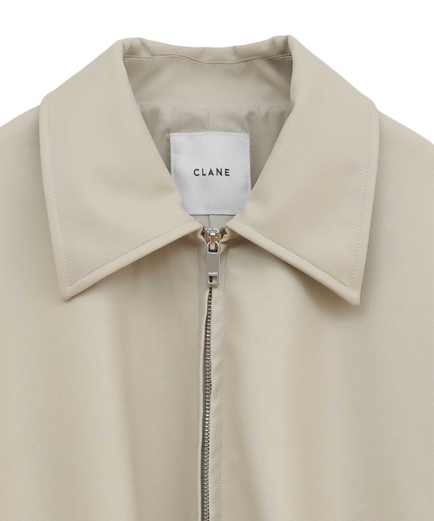 FAKE LEATHER BALLOON JACKET CLANE